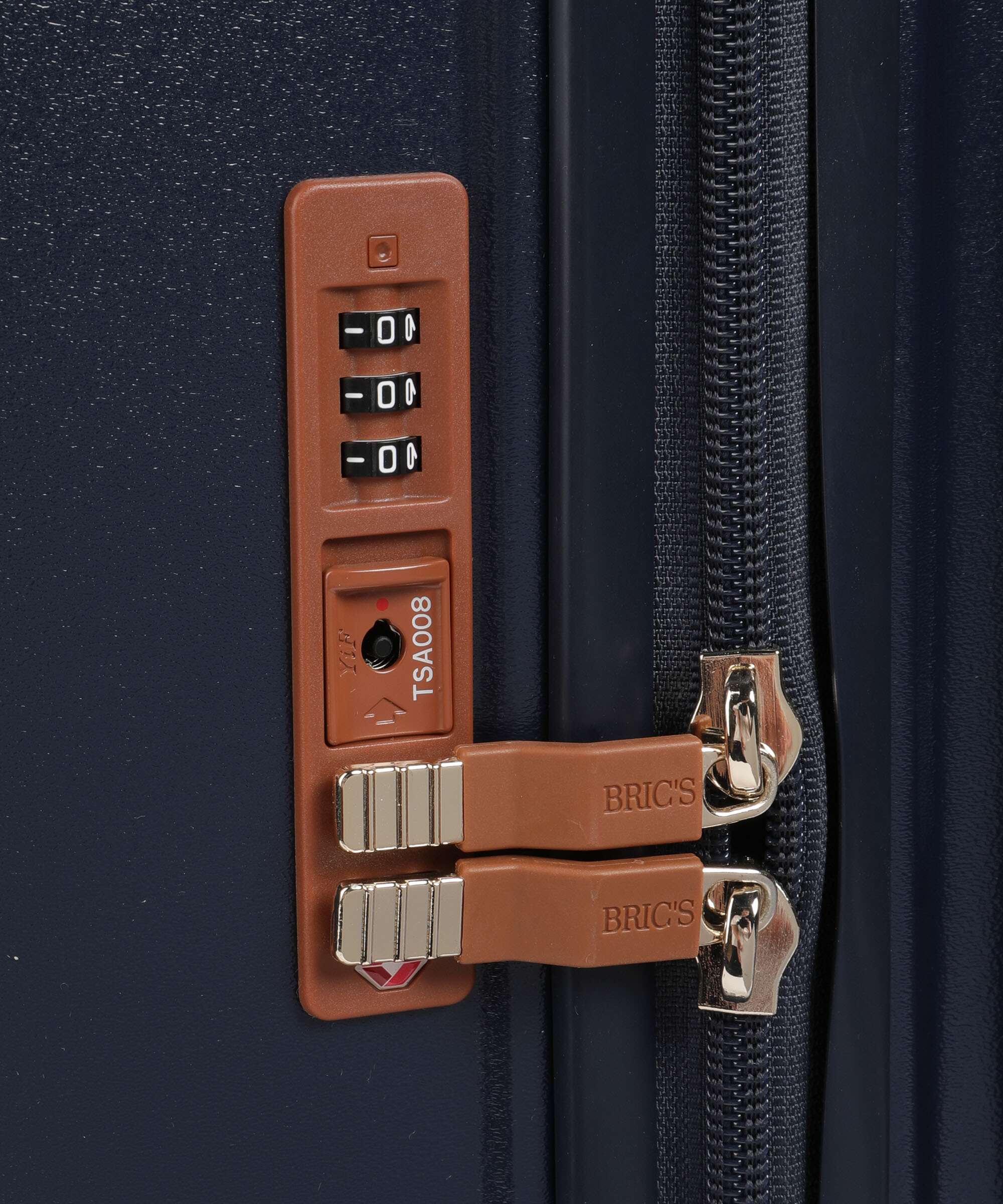 Brics Bellagio Valise 4 roues blue/tan - Image 3