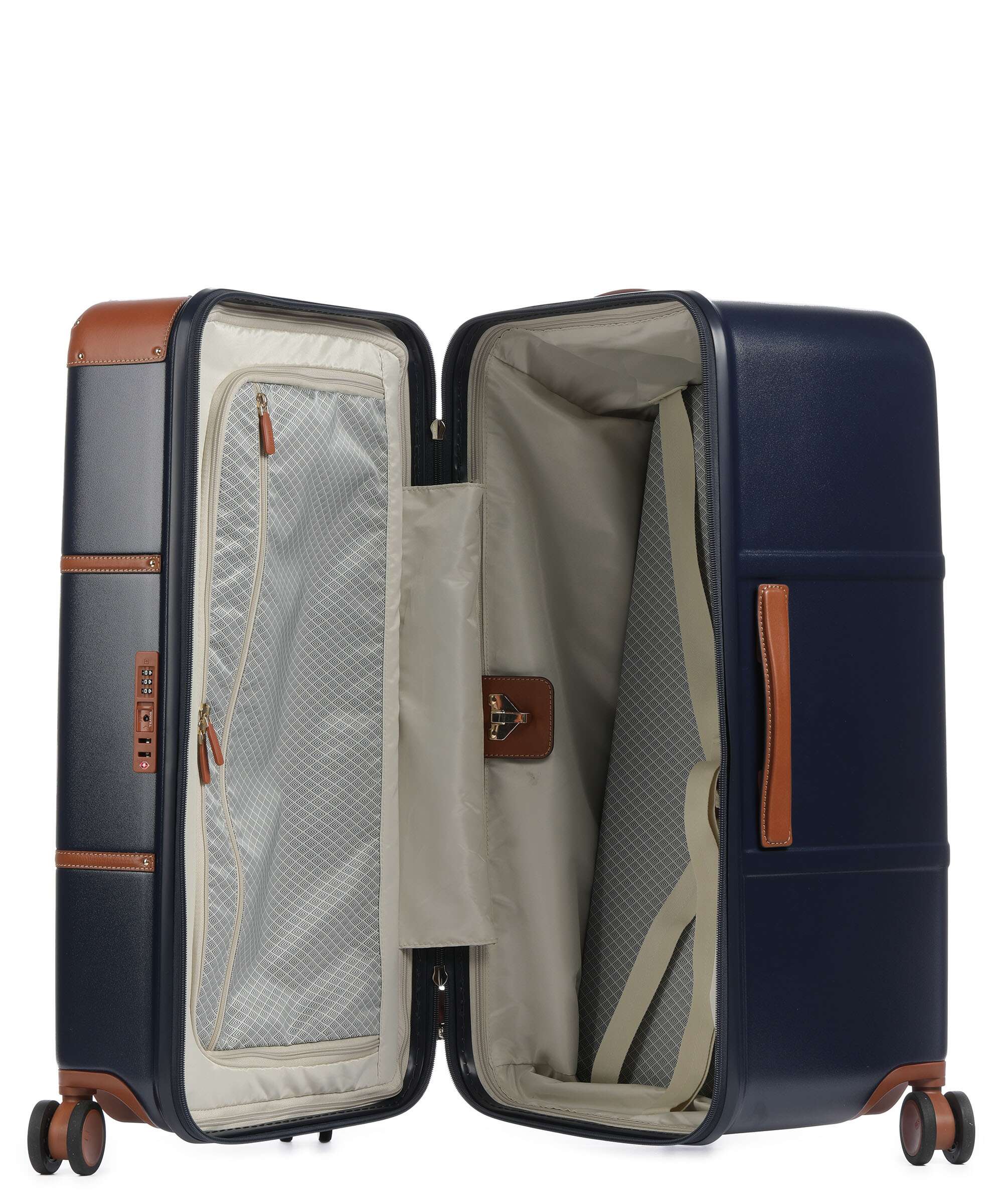 Brics Bellagio Valise 4 roues blue/tan - Image 6