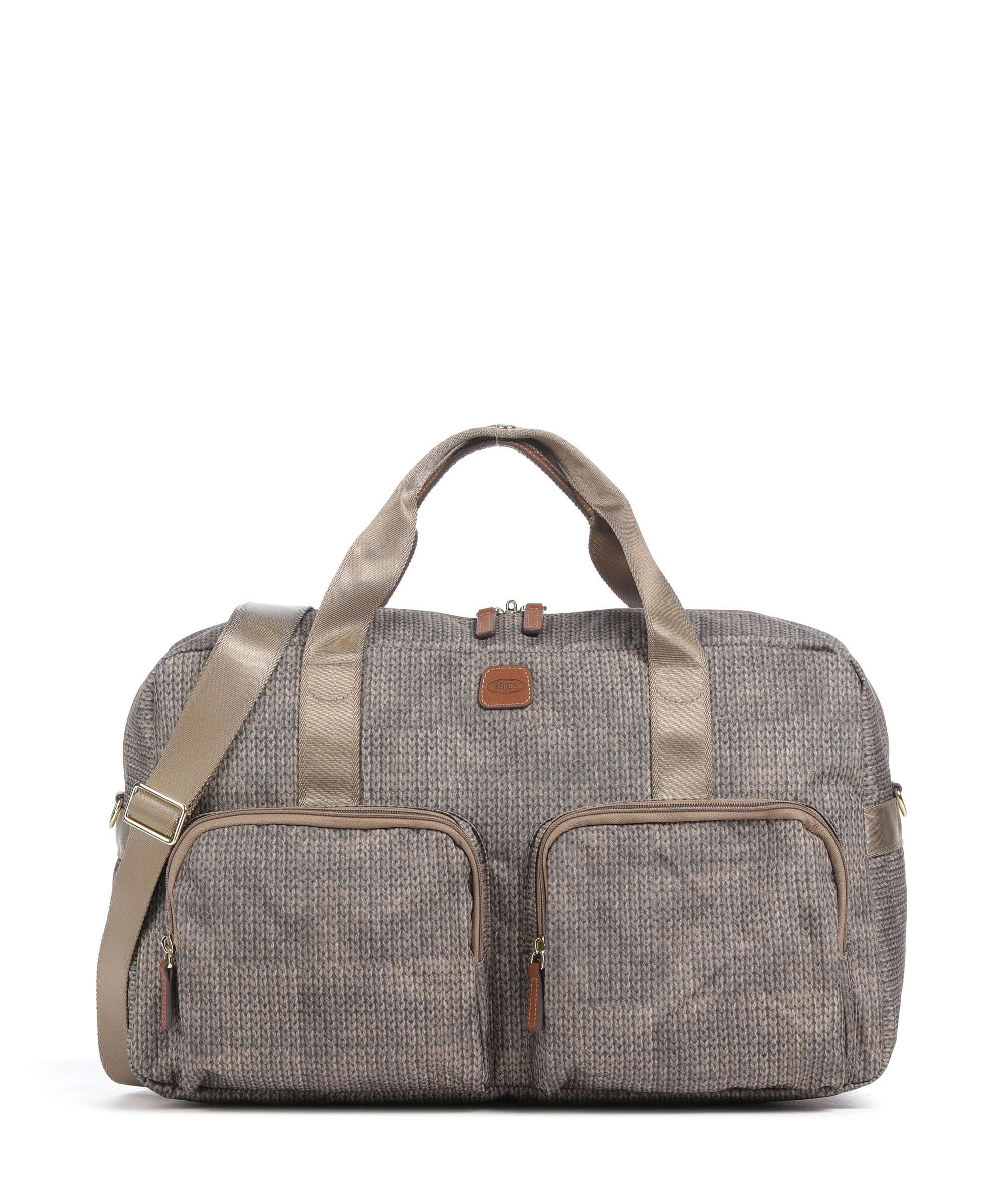 Brics X-Collection Sac week-end wool nut