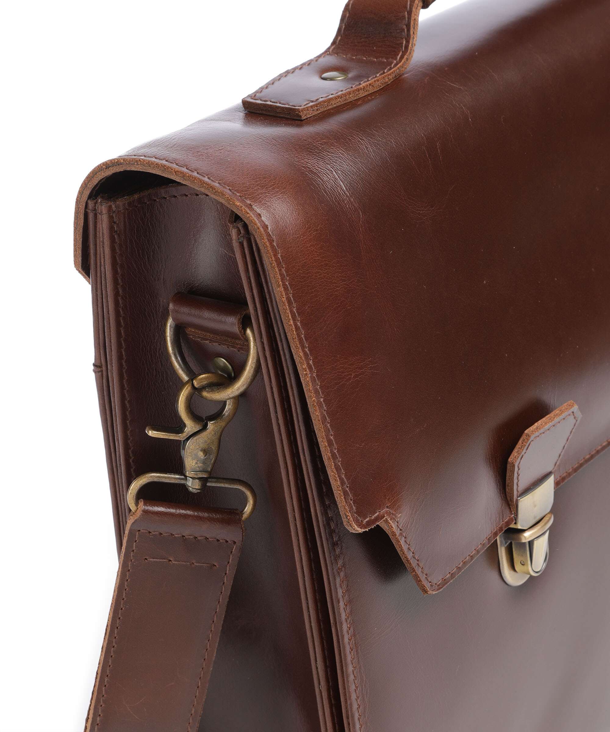 Buckle & Seam Crazy Horse Notes Porte-document brown - Image 4