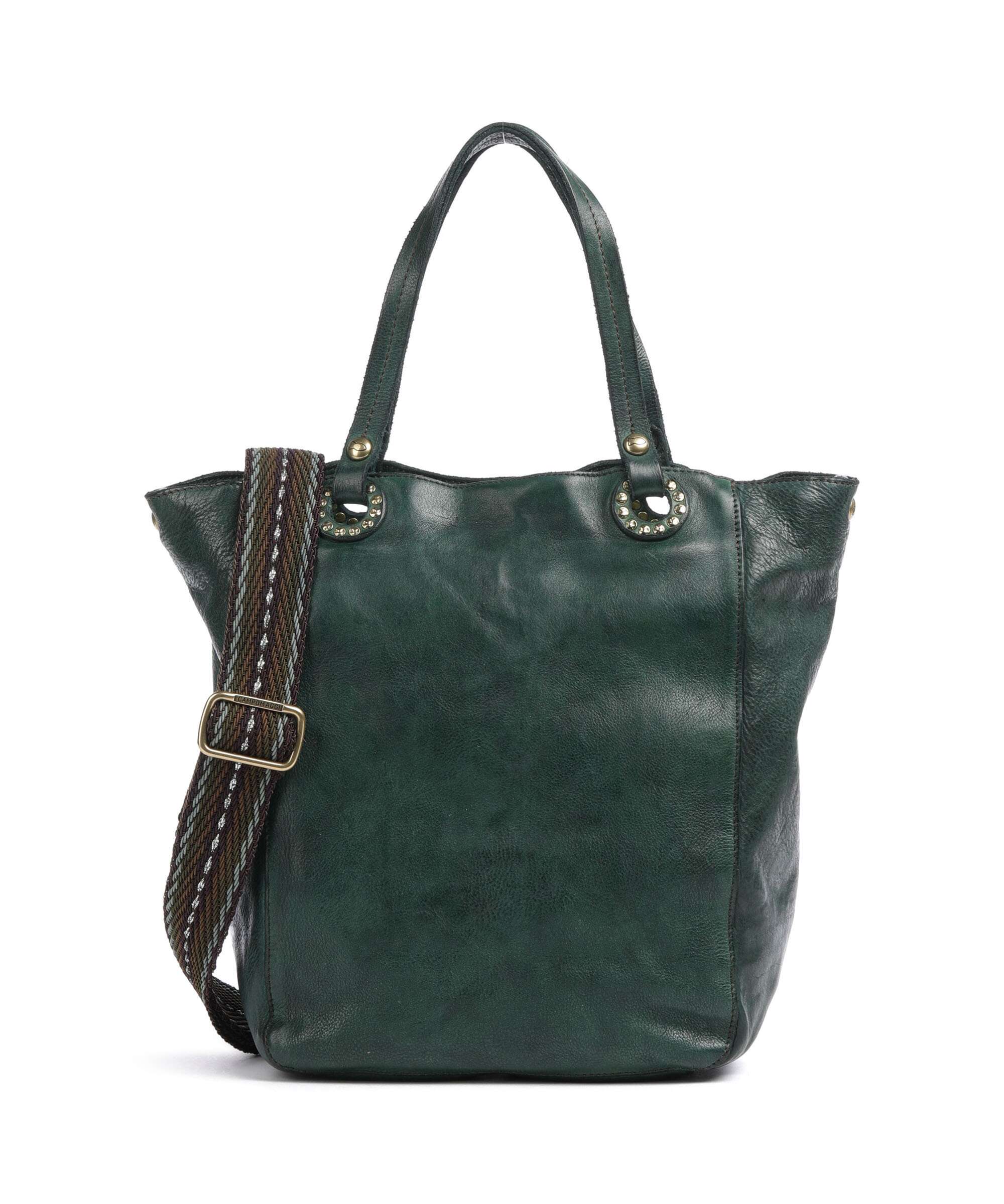 Campomaggi Cabas green bottle