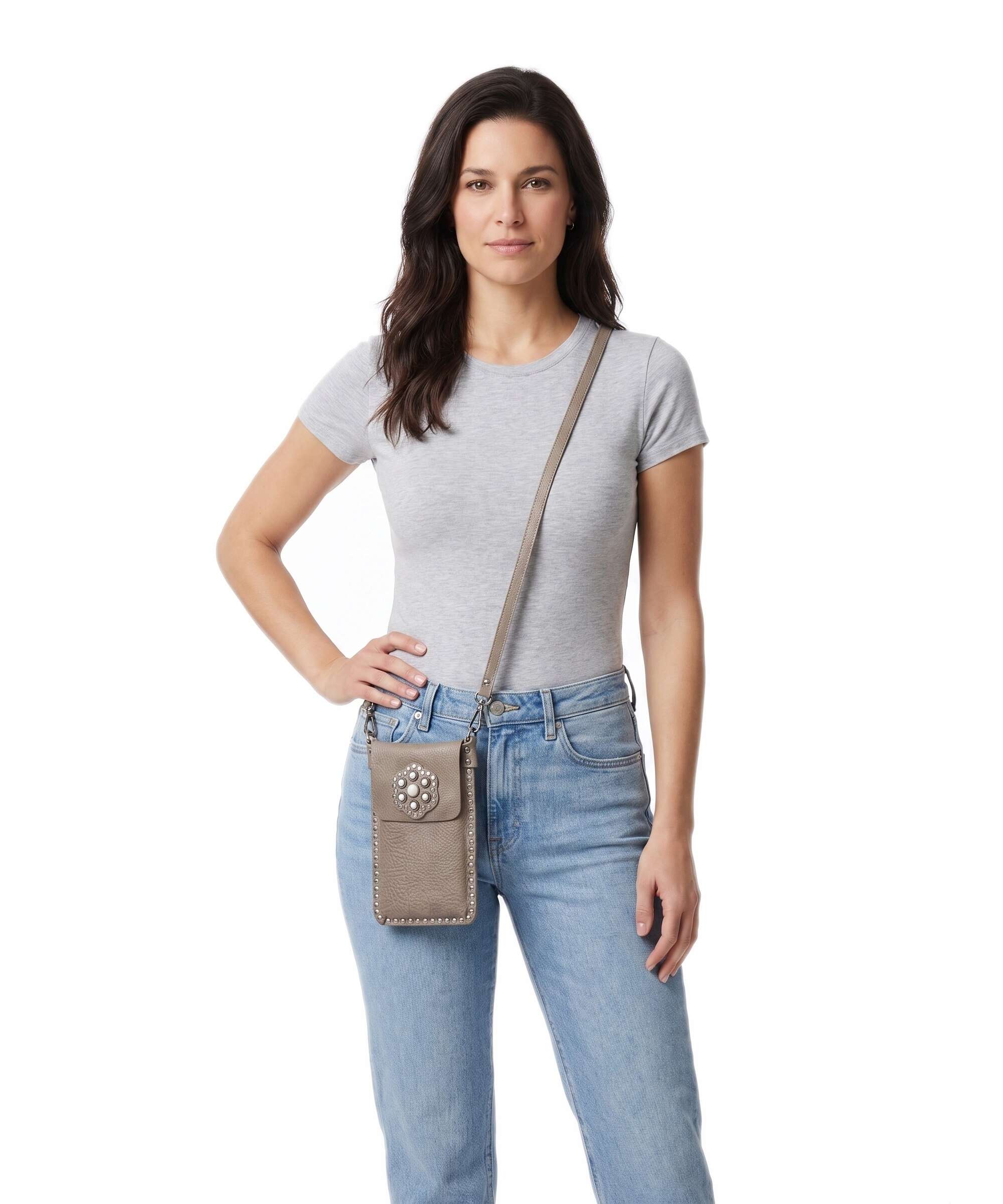 Campomaggi Pochette telephone cement - Image 3