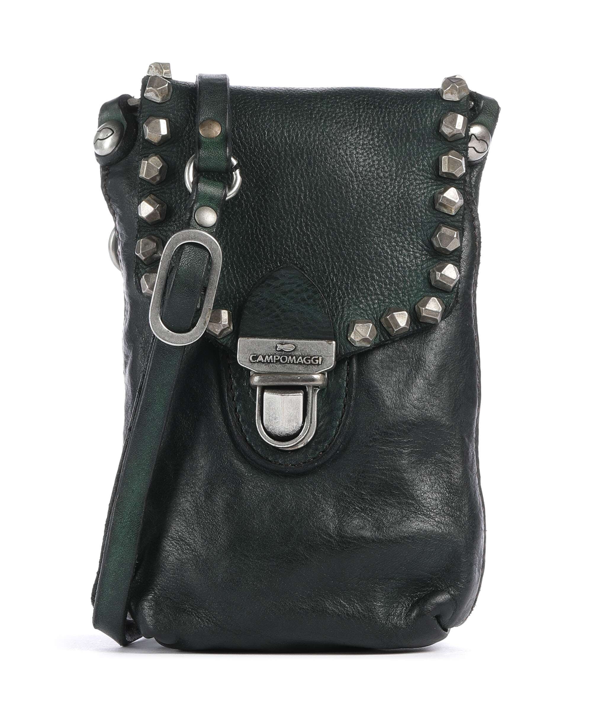 Campomaggi Pochette telephone green bottle