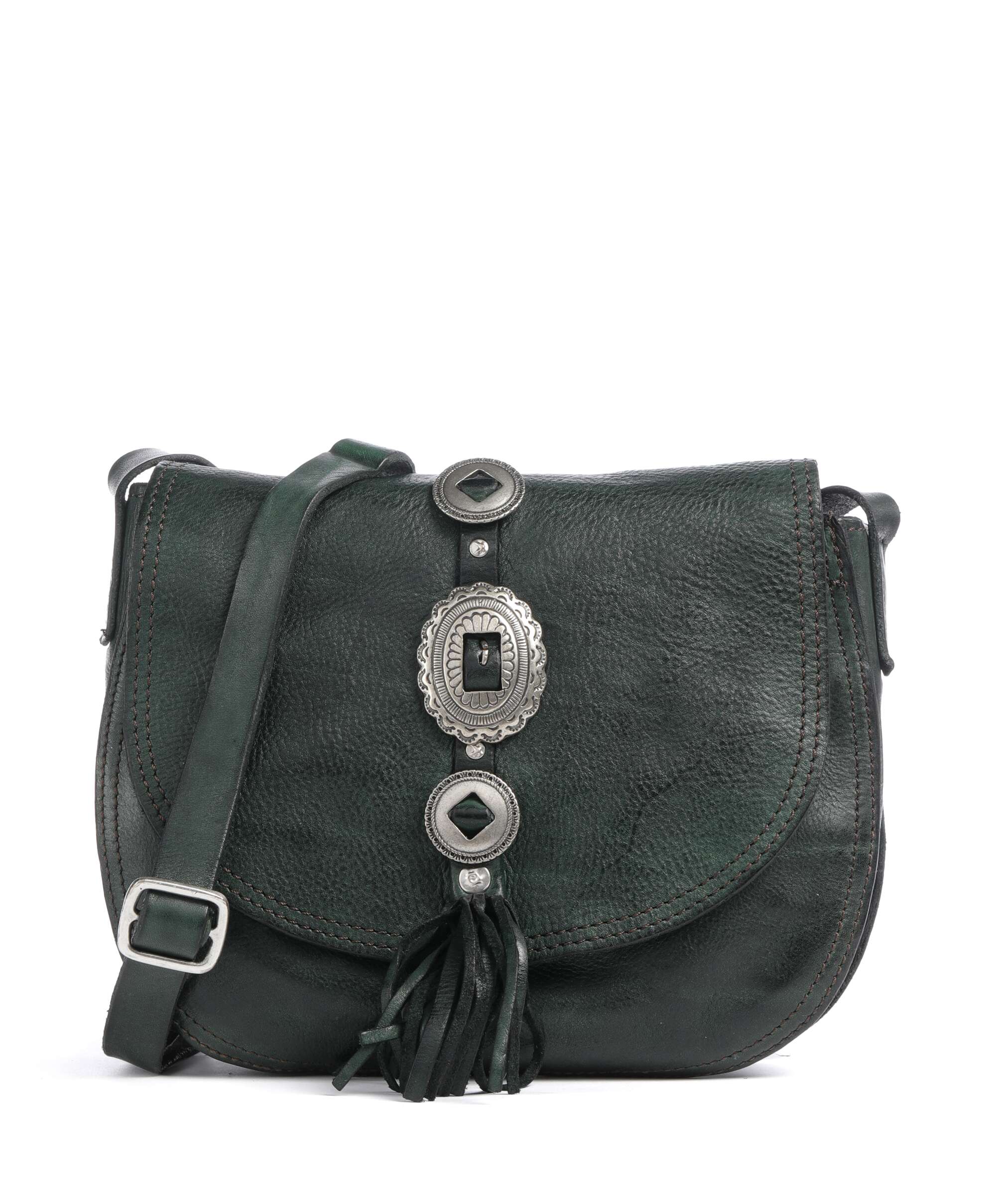 Campomaggi Sac bandoulière green bottle