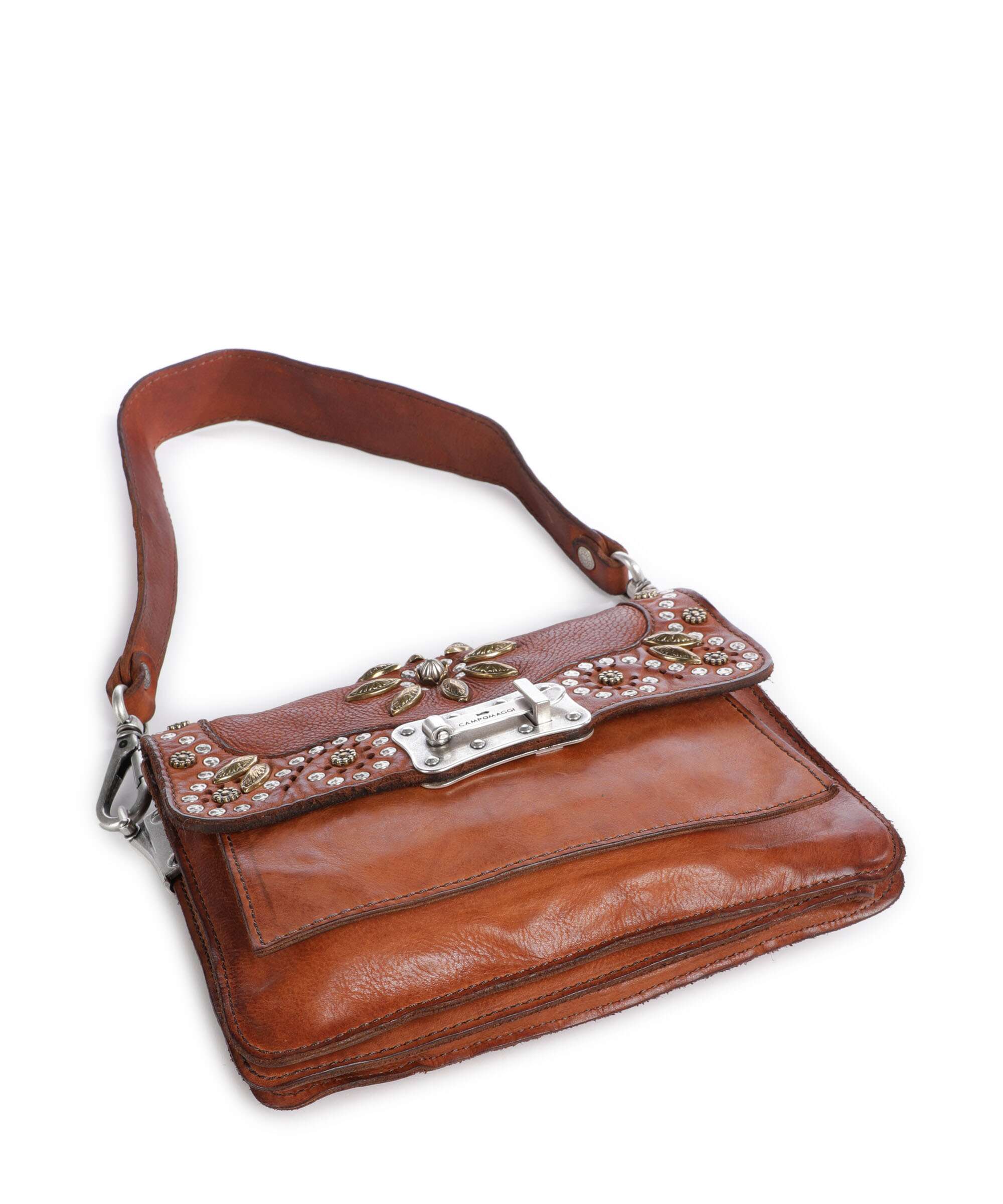 Campomaggi Sac porté épaule cognac - Image 6