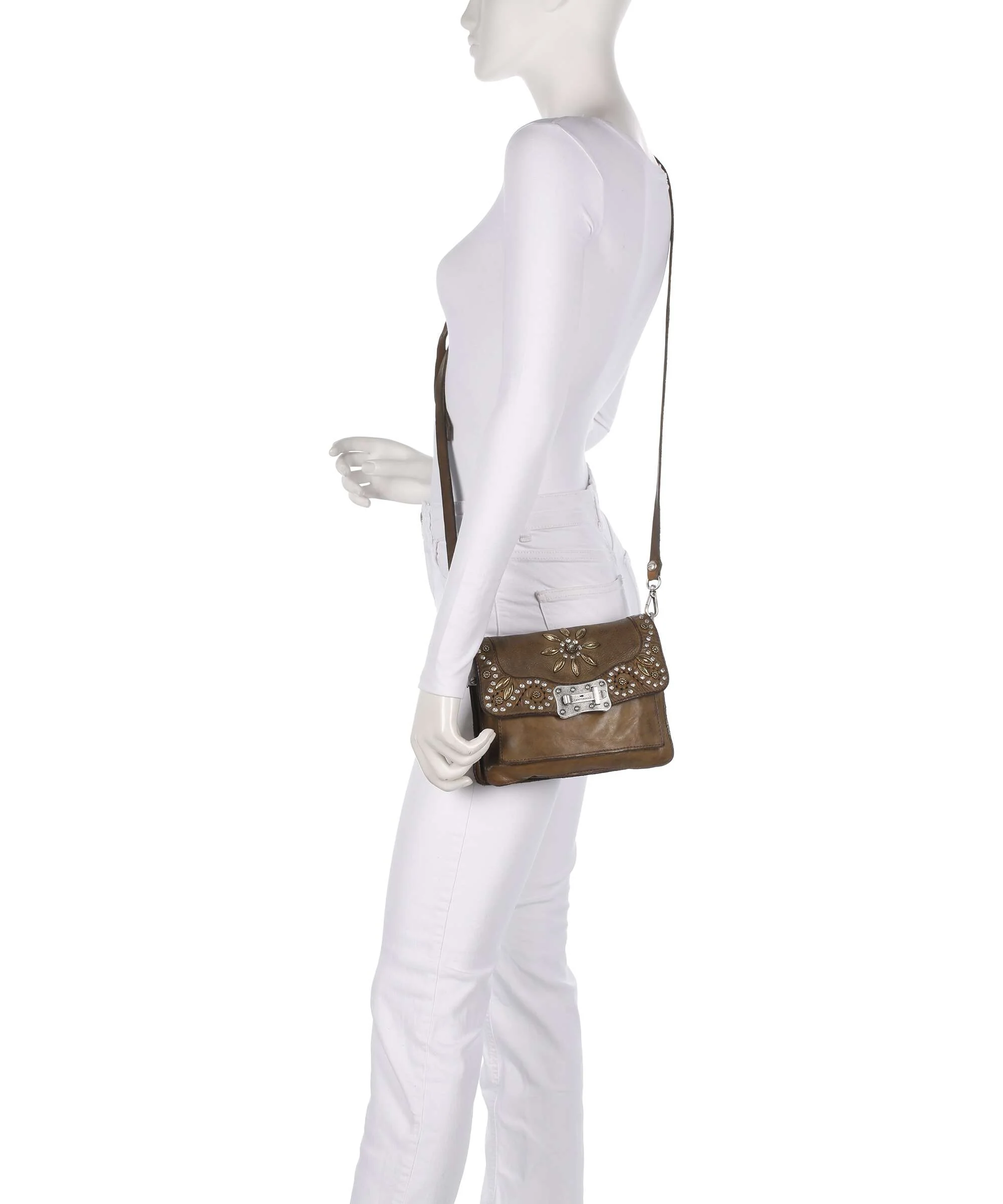 Campomaggi Sac porté épaule military - Image 4