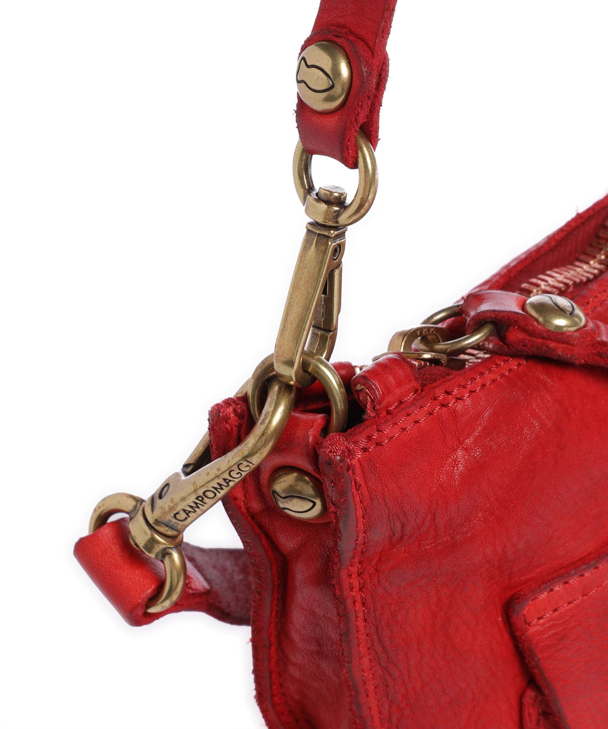 Campomaggi Sac porté épaule rosso - Image 5