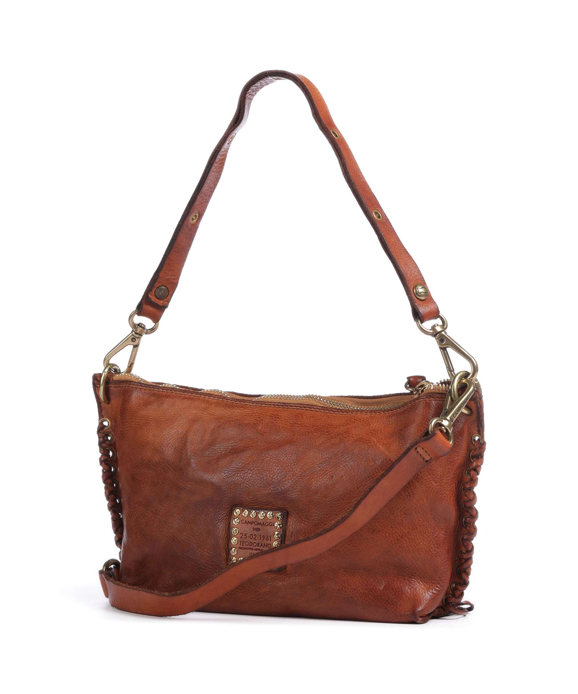 Campomaggi Sac porté épaule cognac - Image 2