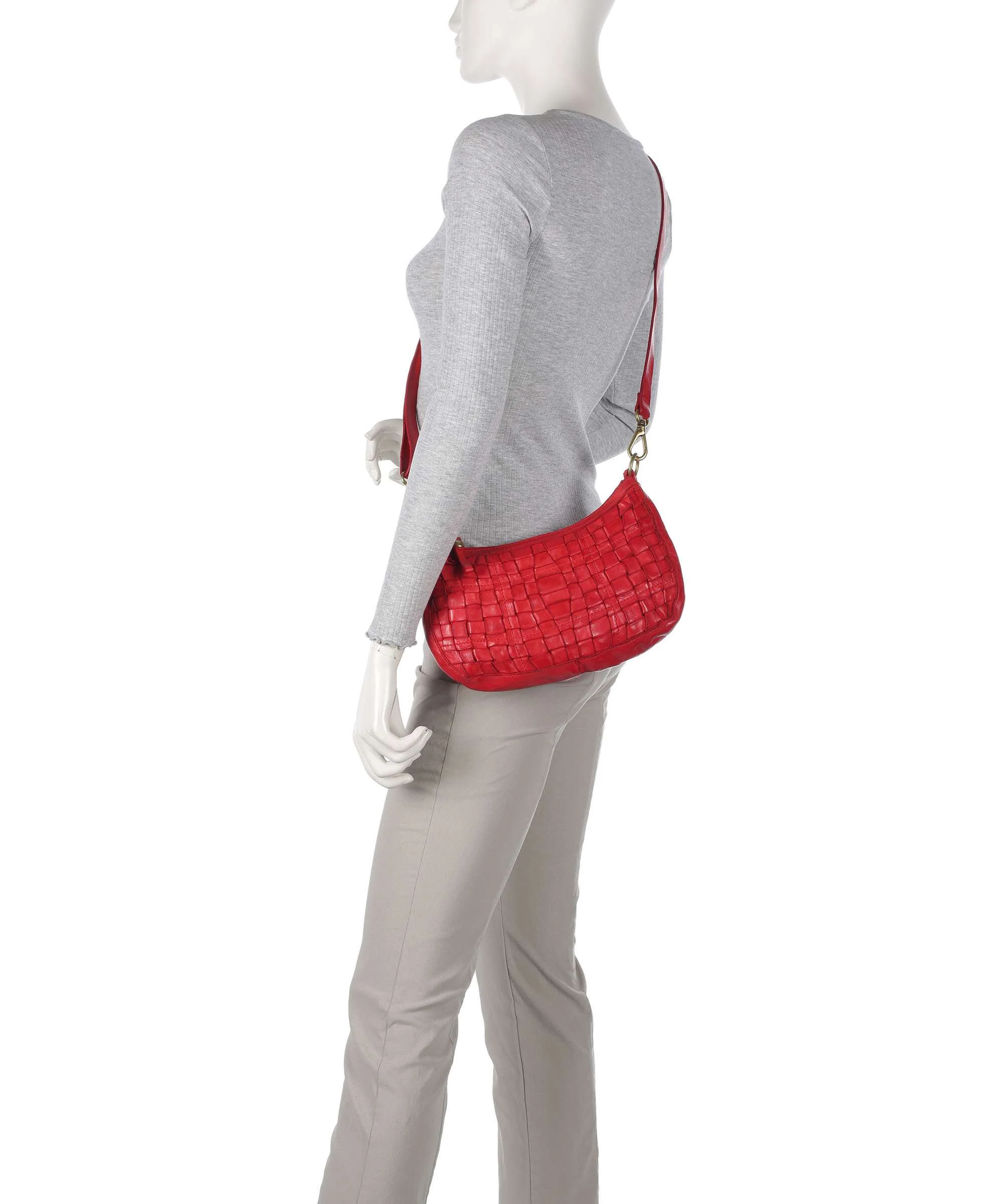 Campomaggi Sac porté épaule rosso - Image 4