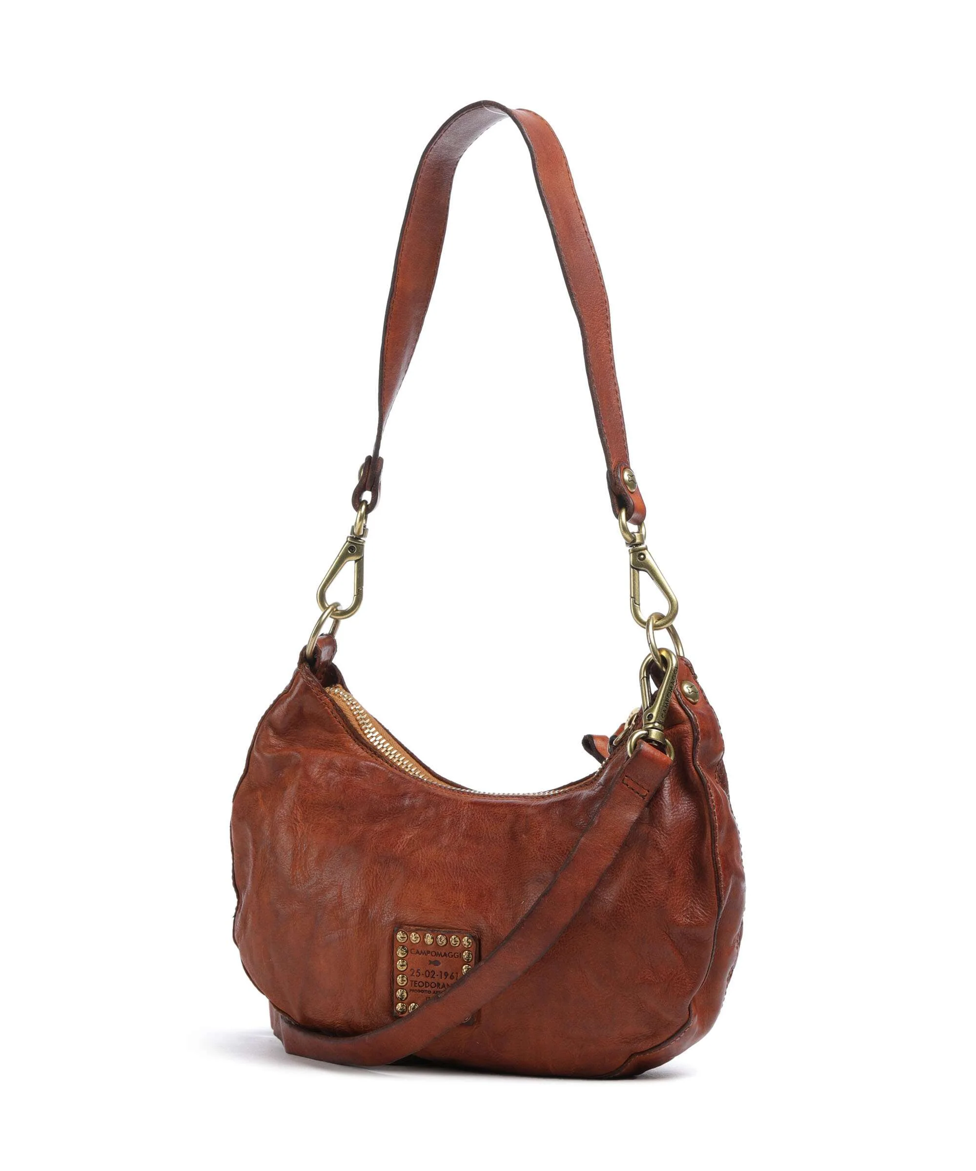 Campomaggi Sac porté épaule cognac - Image 2