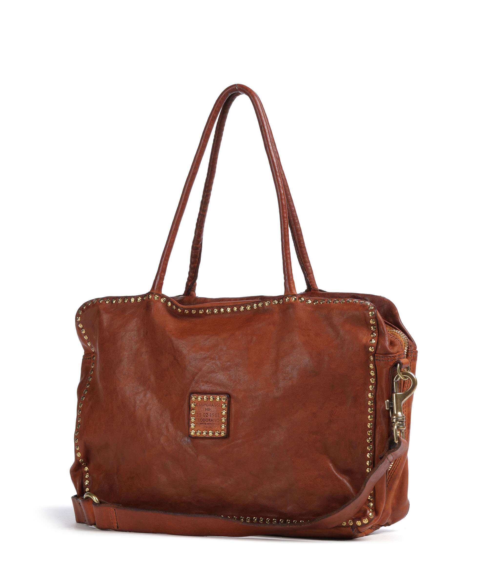 Campomaggi Sac porté épaule cognac - Image 2