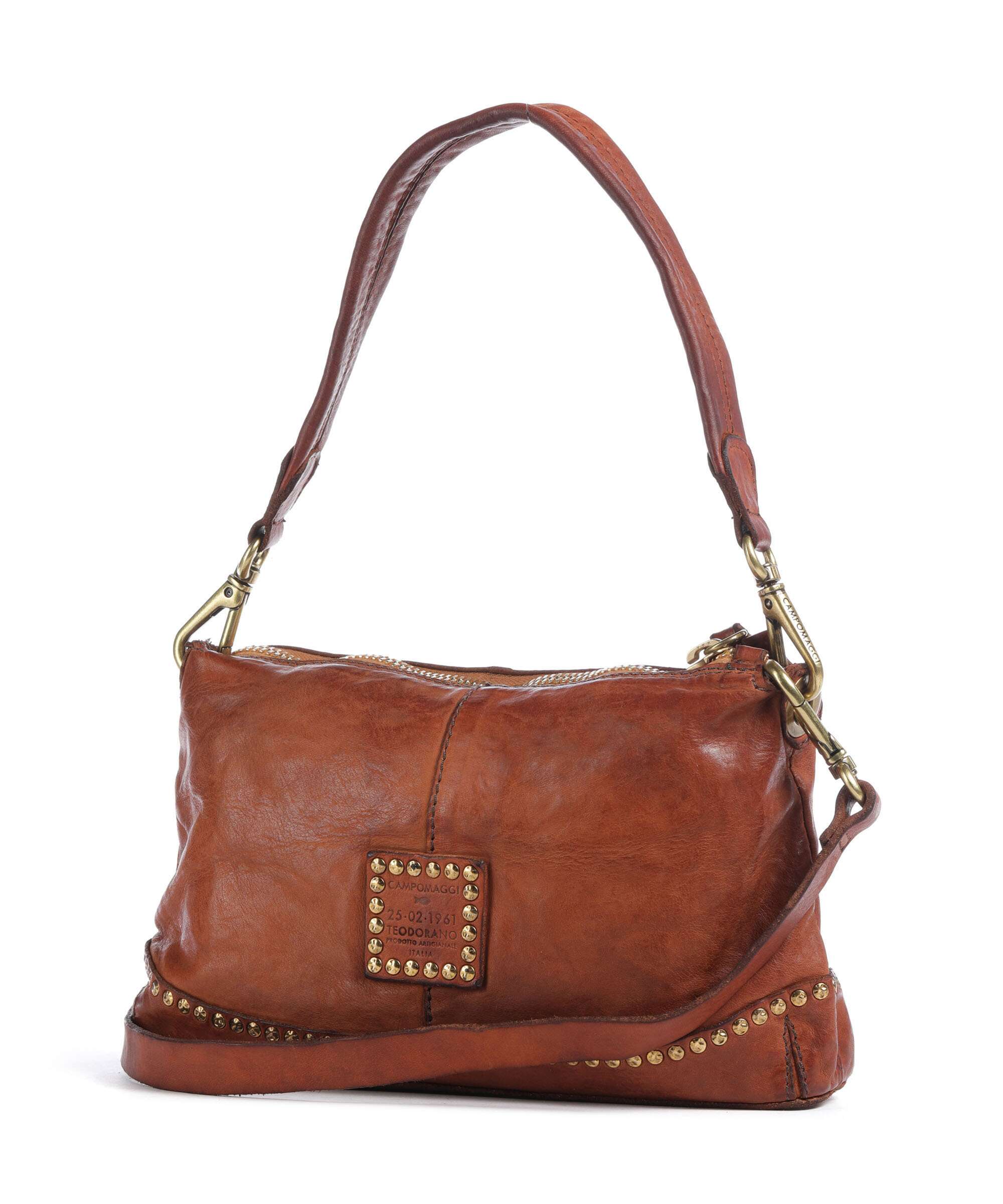Campomaggi Sac porté épaule cognac - Image 2
