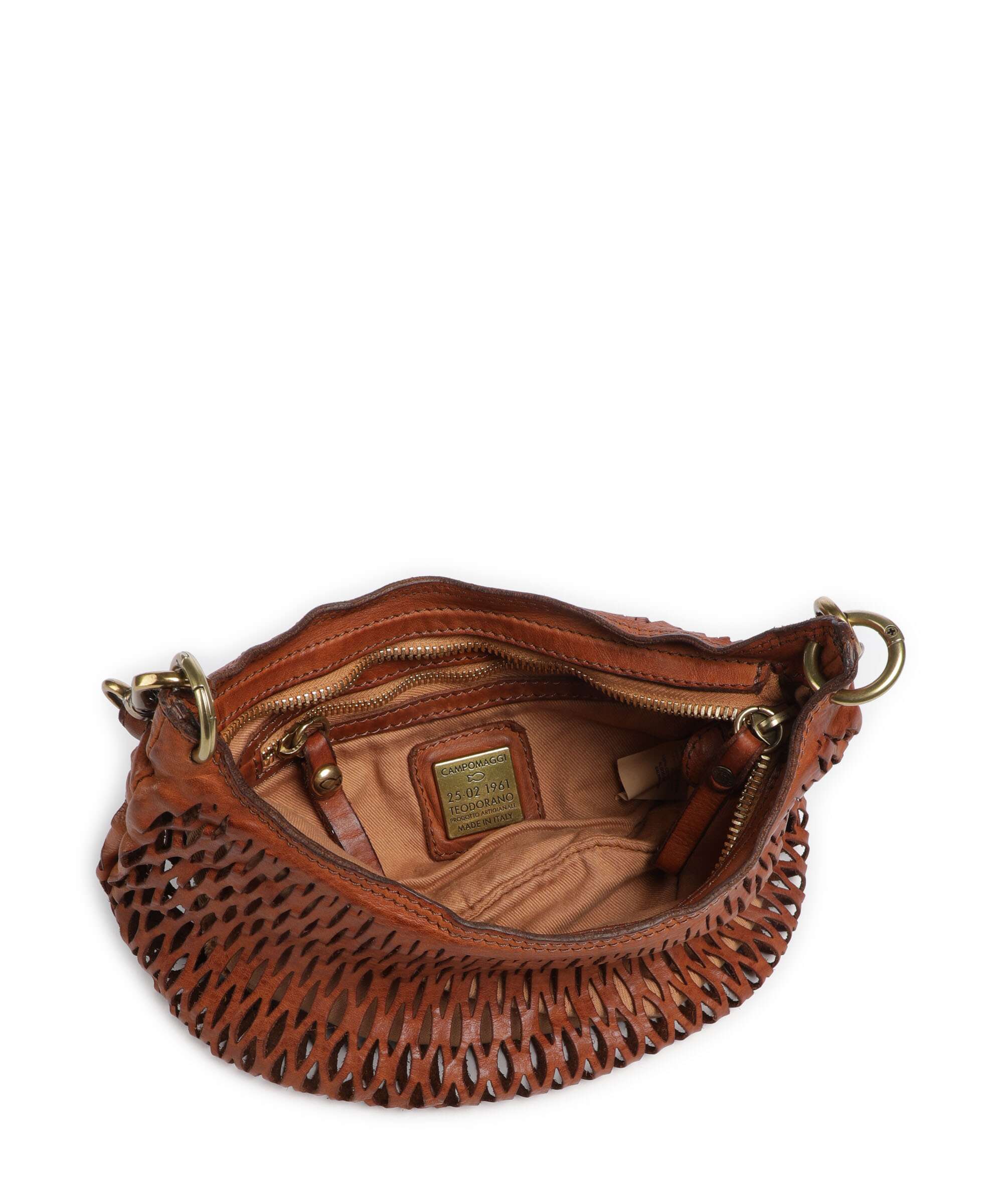 Campomaggi Sac porté épaule cognac - Image 7