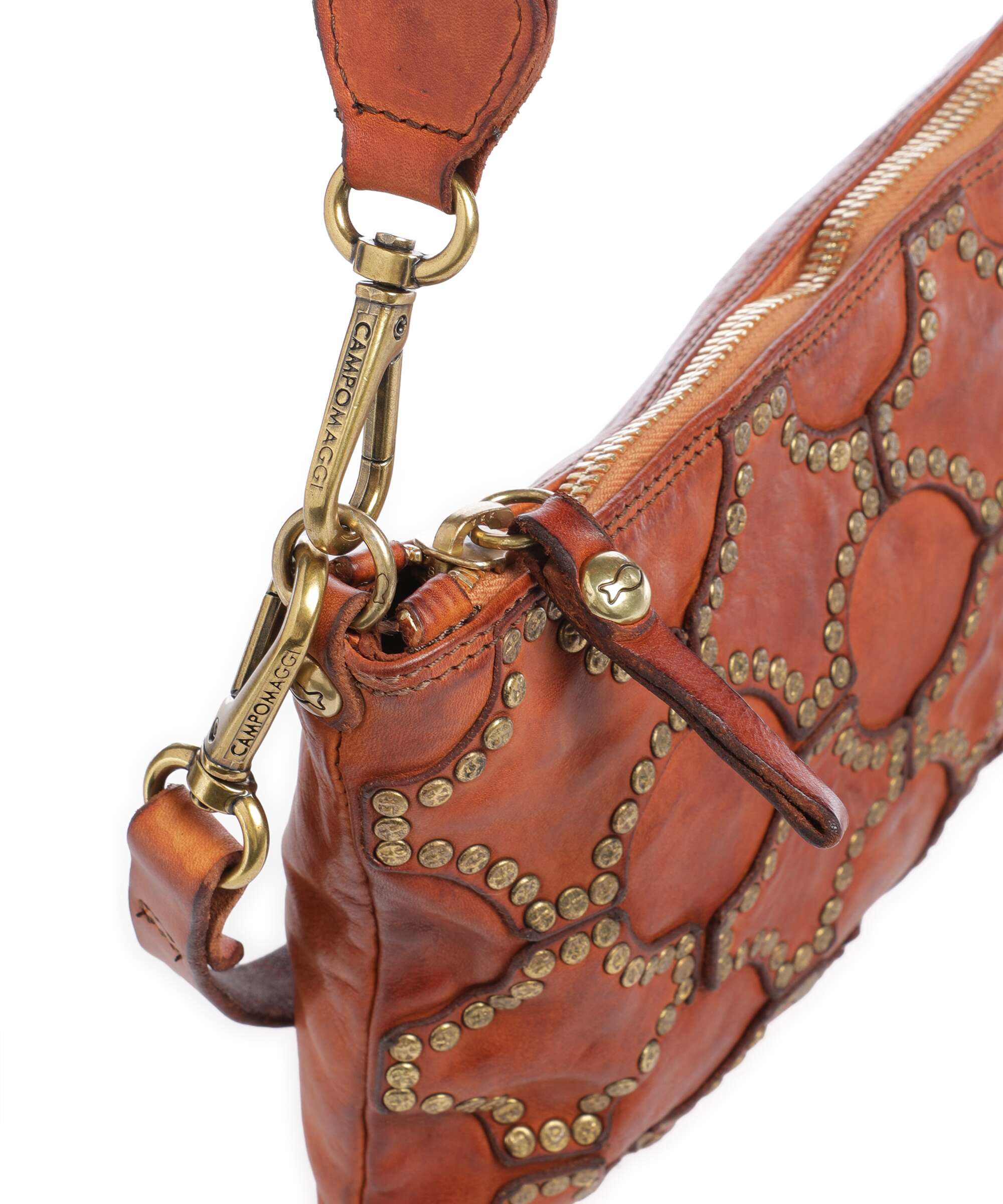 Campomaggi Sac porté épaule cognac - Image 5