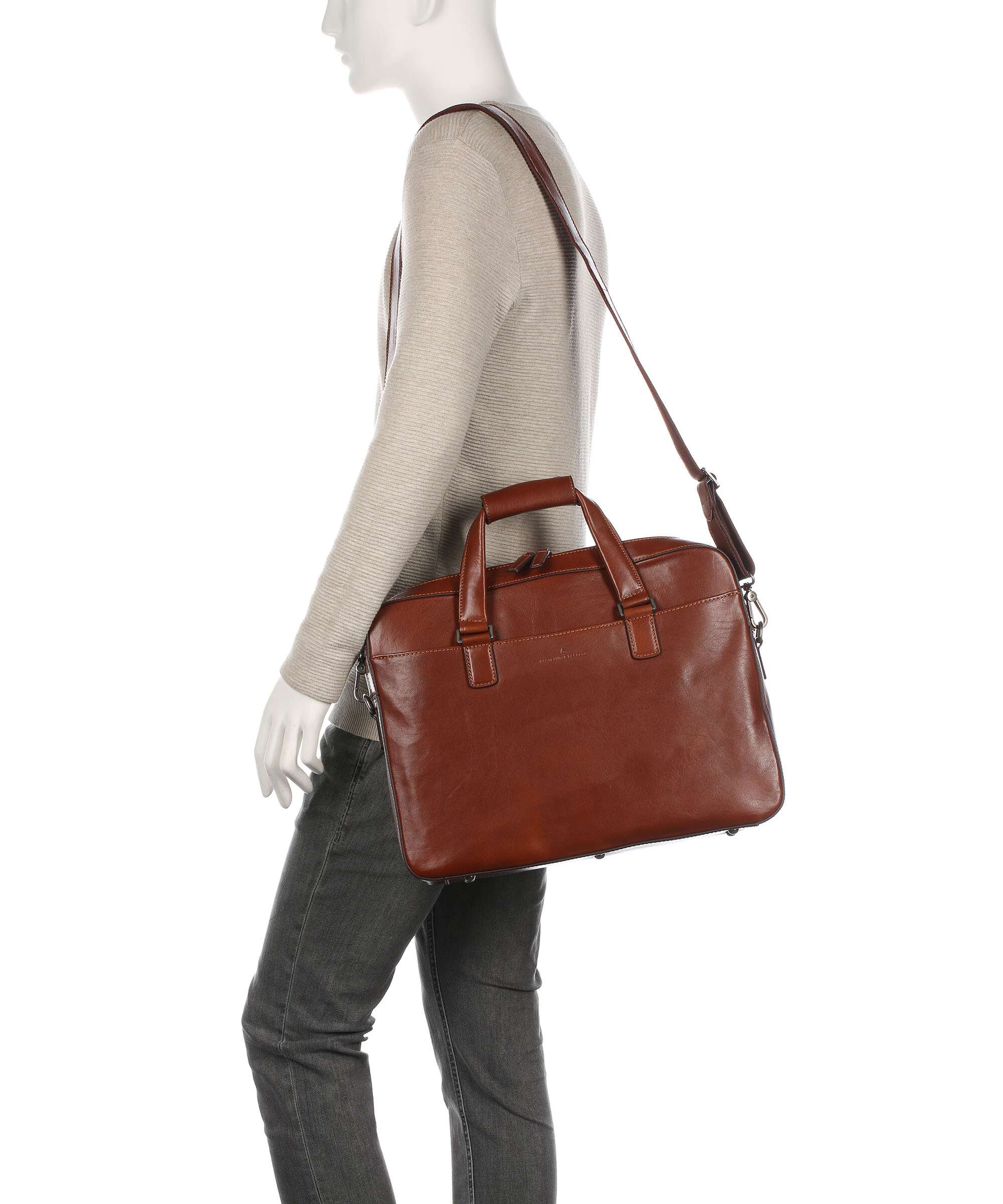 Castelijn & Beerens Gaucho Ted Porte-document cognac - Image 3