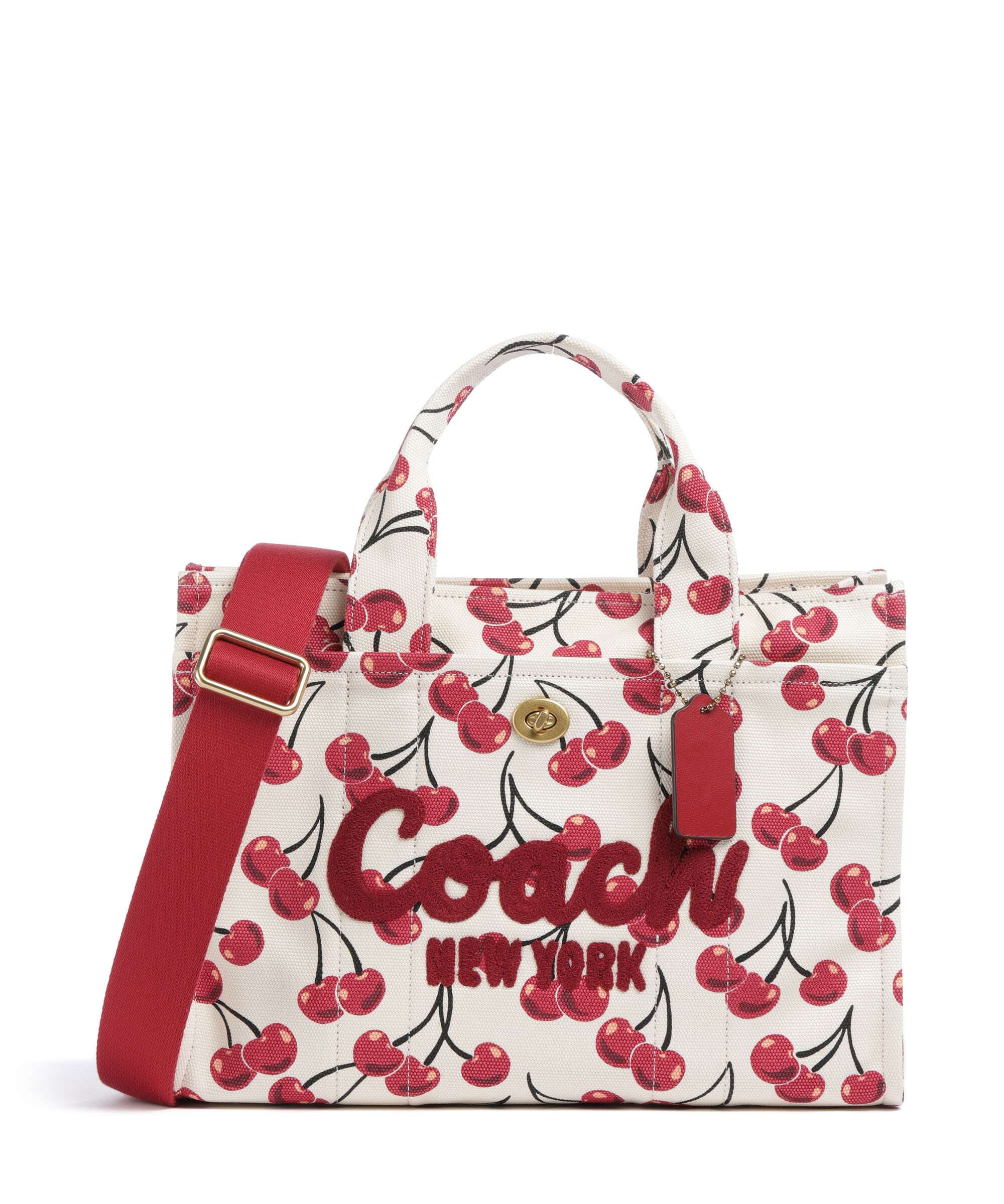 Coach Cargo Cherry Print Sac à main chalk/multicolour