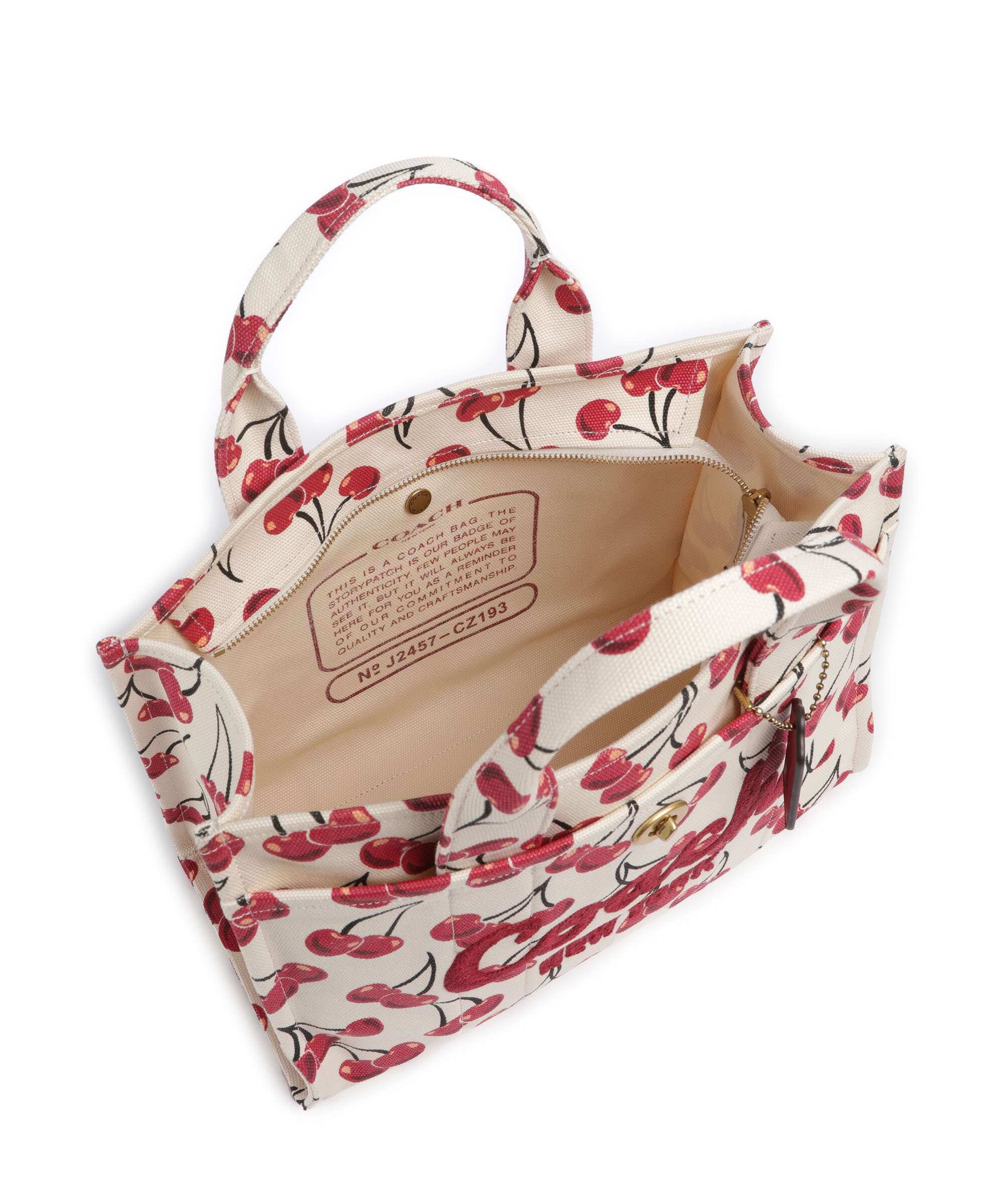 Coach Cargo Cherry Print Sac à main chalk/multicolour - Image 6