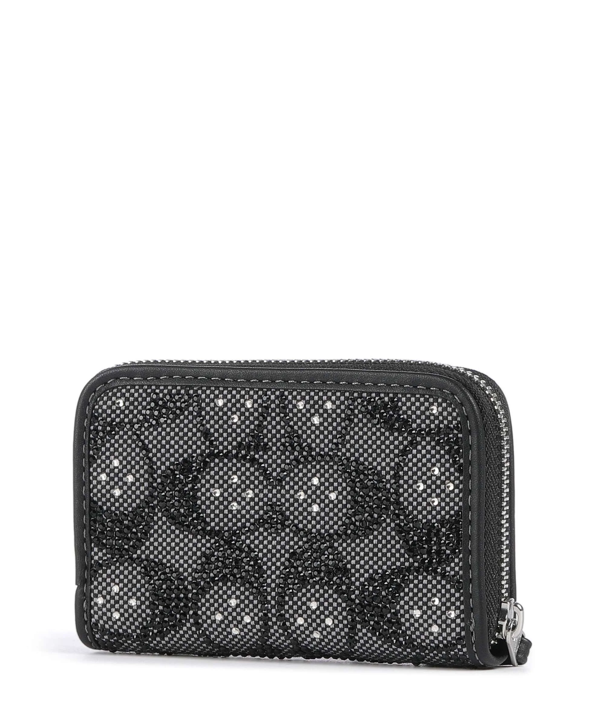 Coach Essential Crystal Signature Jacquard Portefeuille black - Image 3