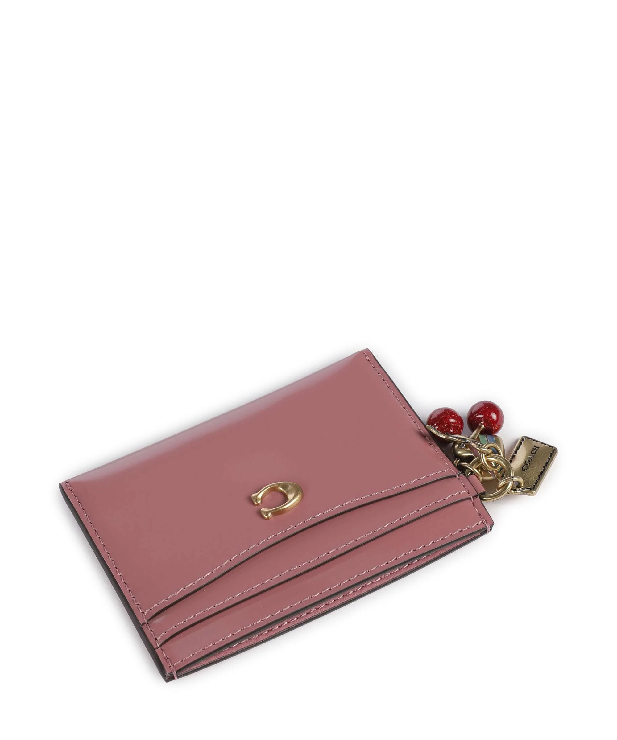 Coach Essential Spazzolato Étui à cartes crédit peony - Image 3