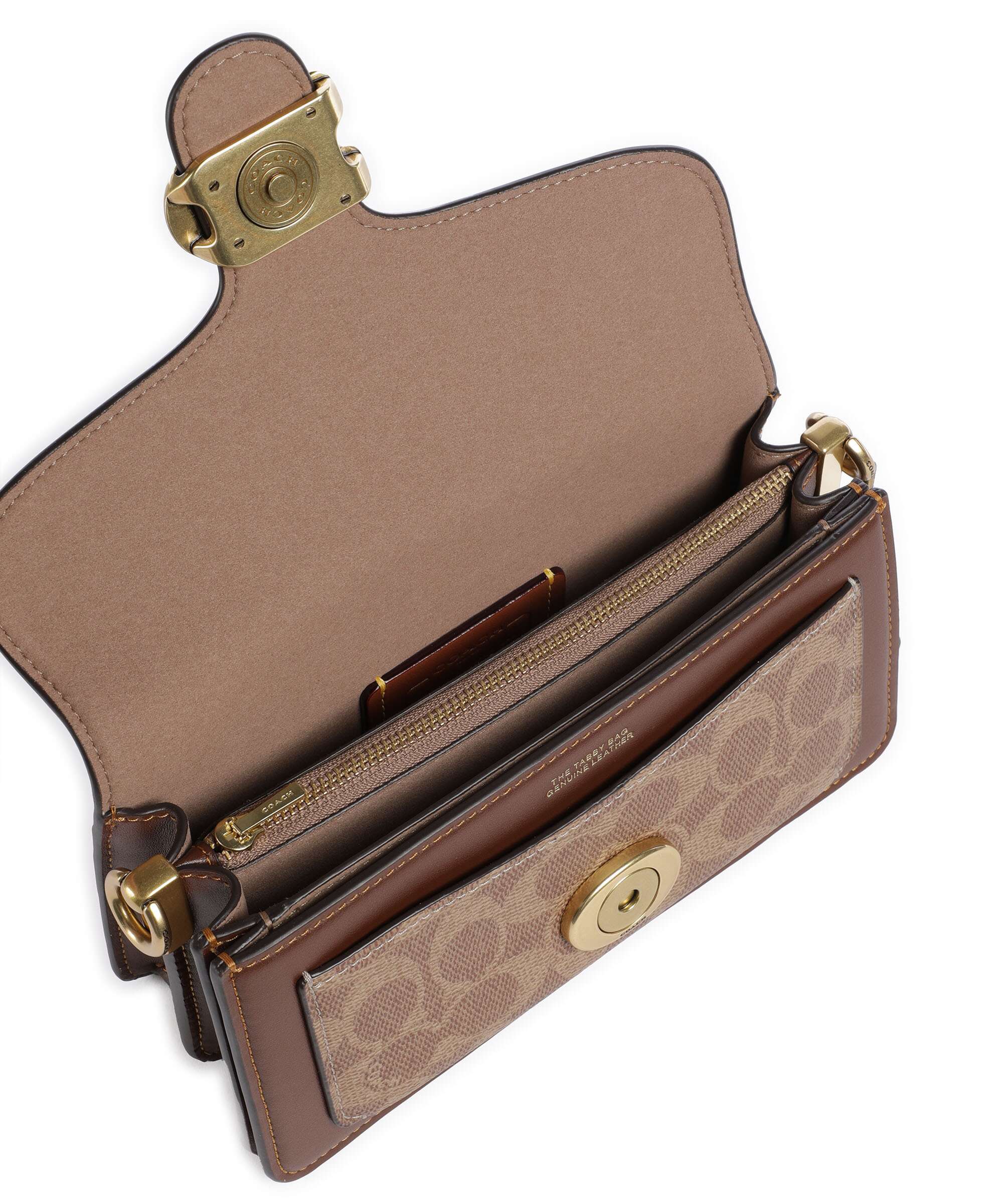 Coach Tabby 20 Sac porté épaule tan brown - Image 7