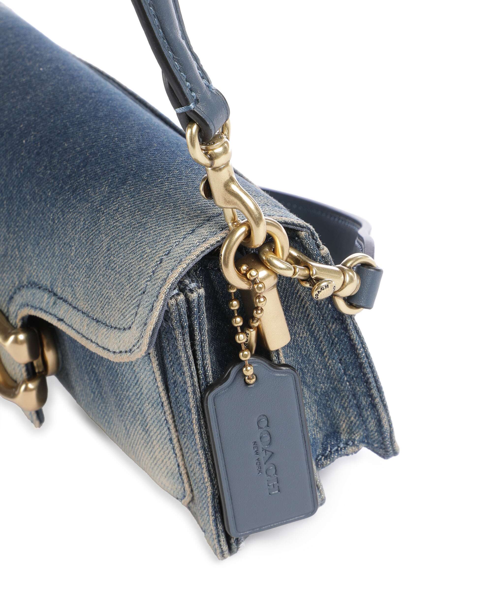 Coach Tabby Loved Denim 20 Sac porté épaule dark indigo - Image 6