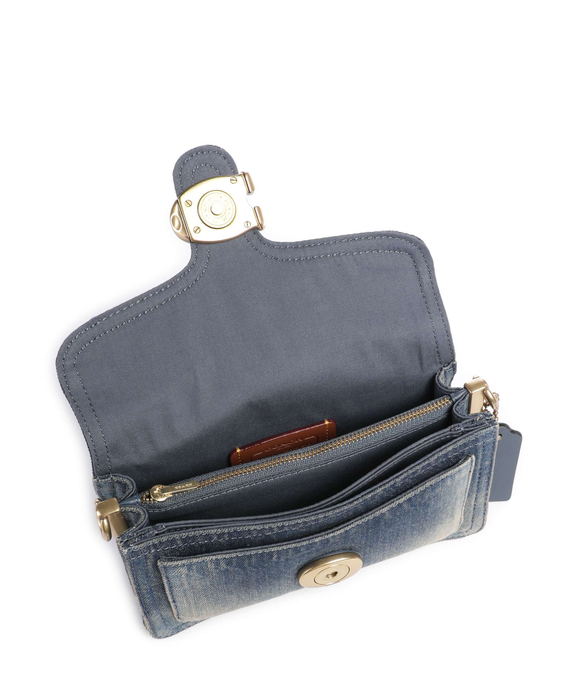 Coach Tabby Loved Denim 20 Sac porté épaule dark indigo - Image 8