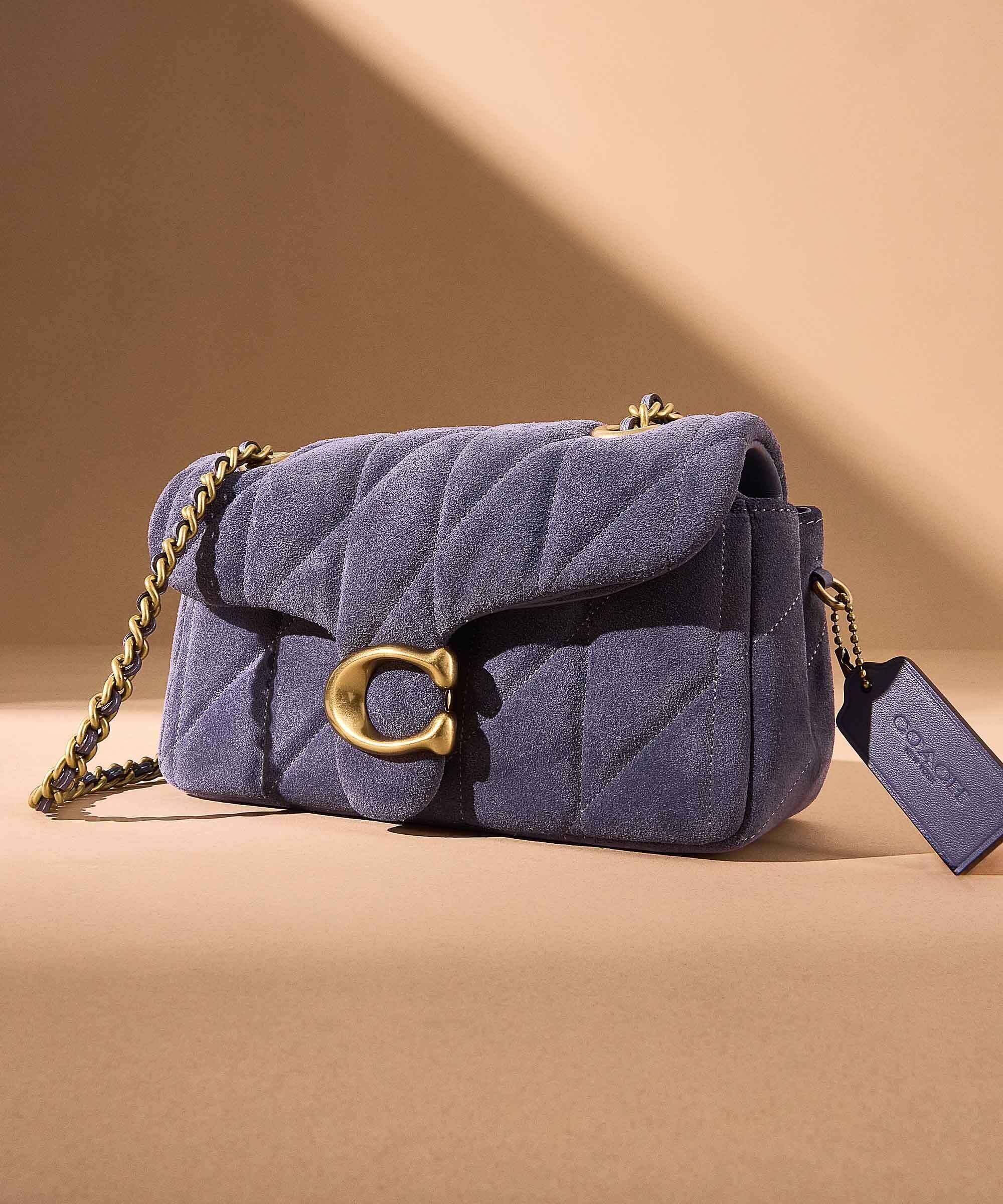 Coach Tabby Quilted 20 Sac porté épaule light denim - Image 2