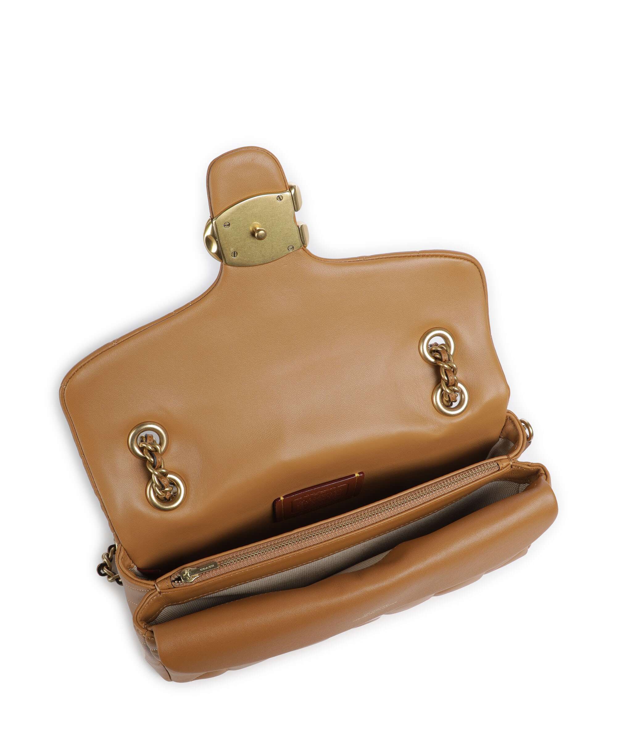 Coach Tabby Quilted 26 Sac porté épaule honey brown - Image 7