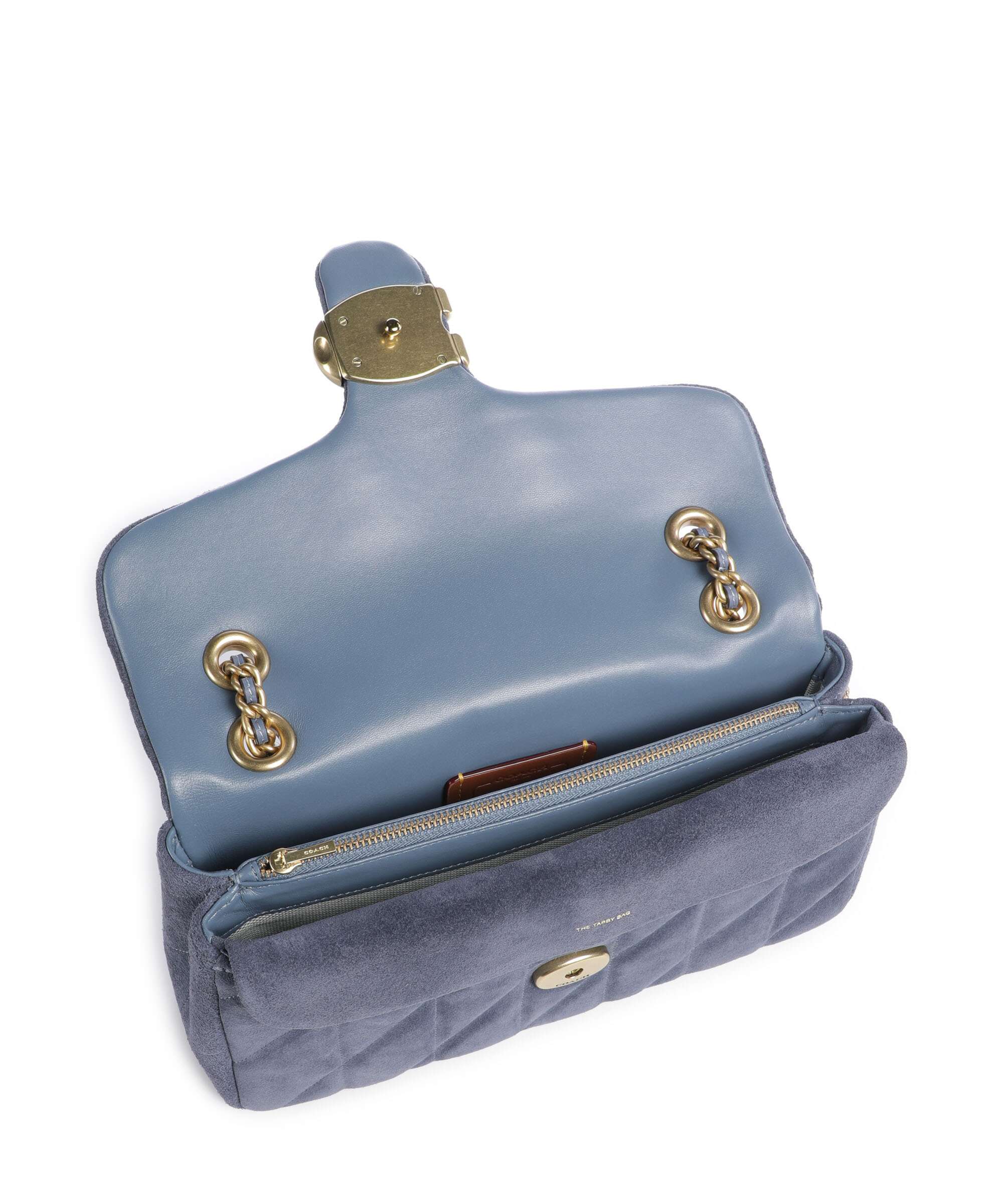 Coach Tabby Quilted 26 Sac porté épaule light denim - Image 7
