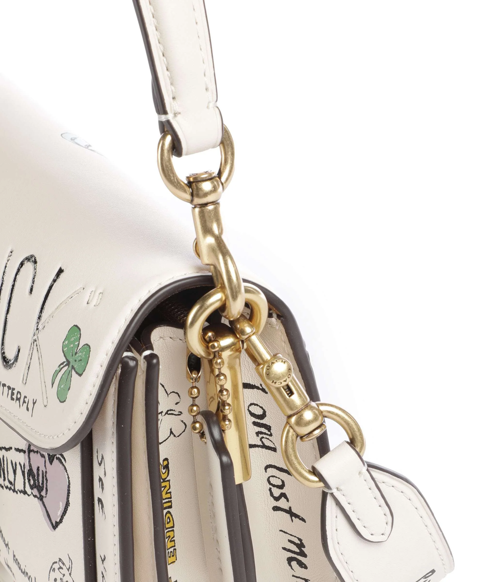 Coach Tabby Sketch Print 26 Sac porté épaule chalk/multicolour - Image 5