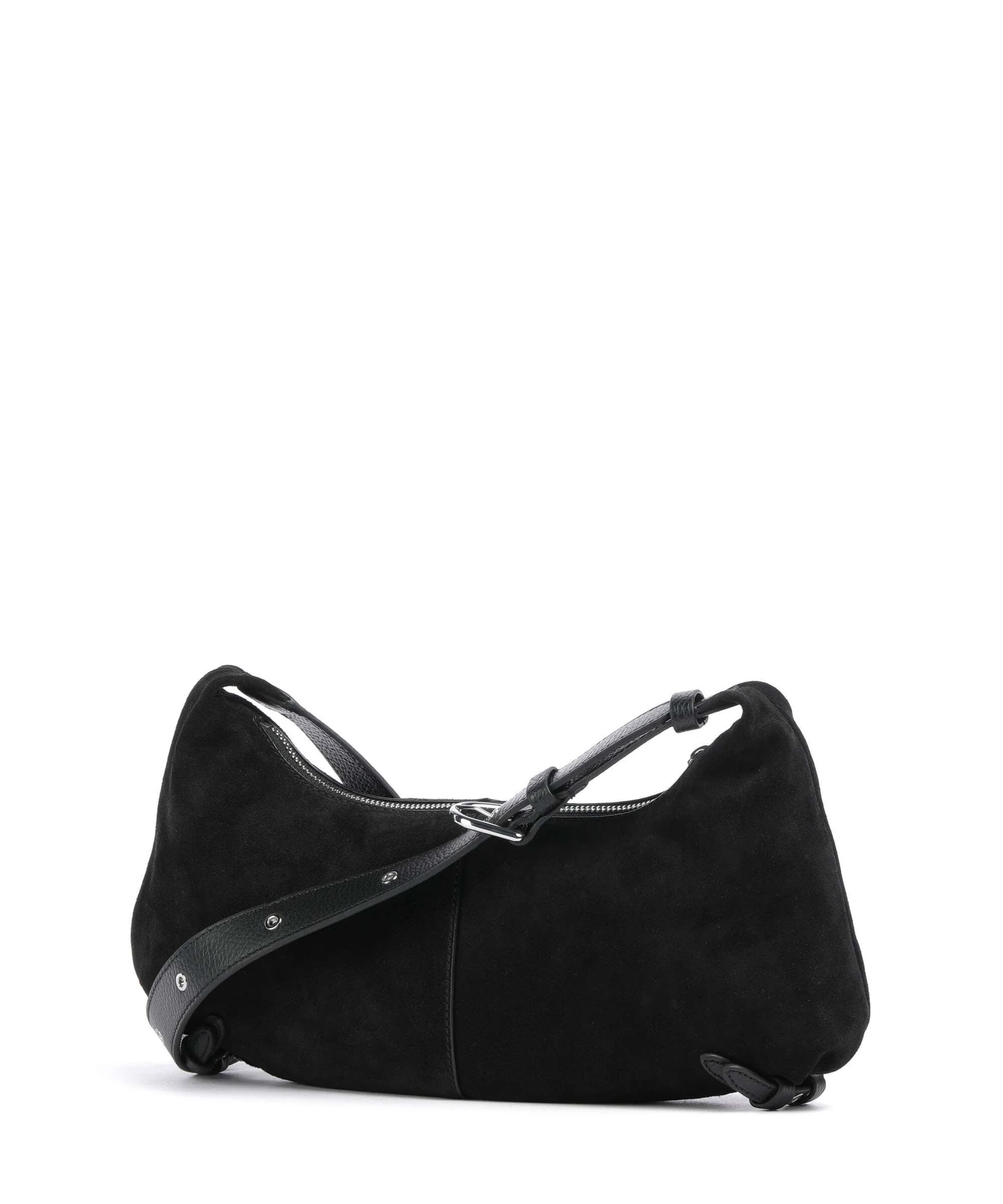 Coccinelle Abigail Suede Sac porté épaule noir - Image 2