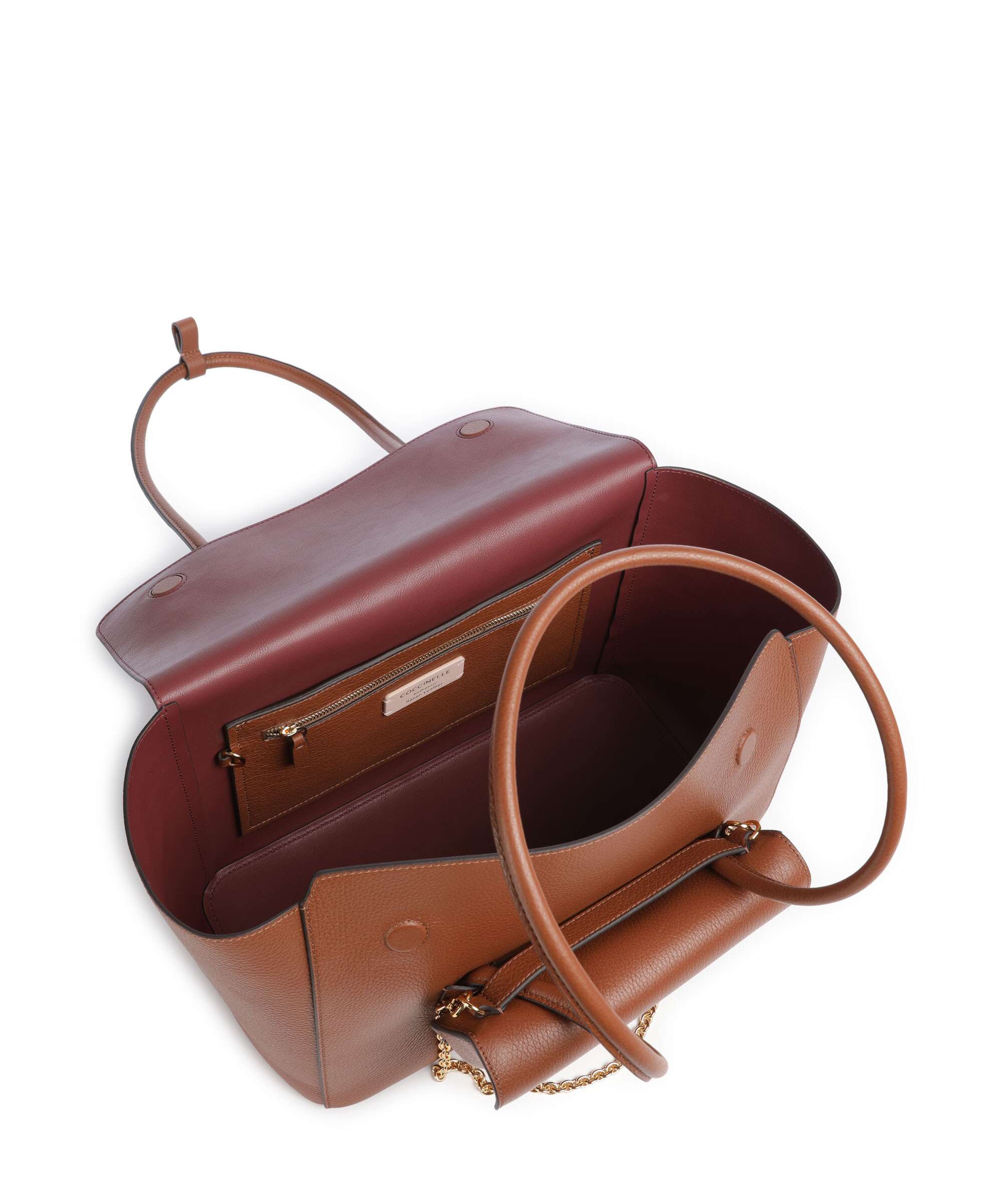 Coccinelle Beat Cabas cognac - Image 6