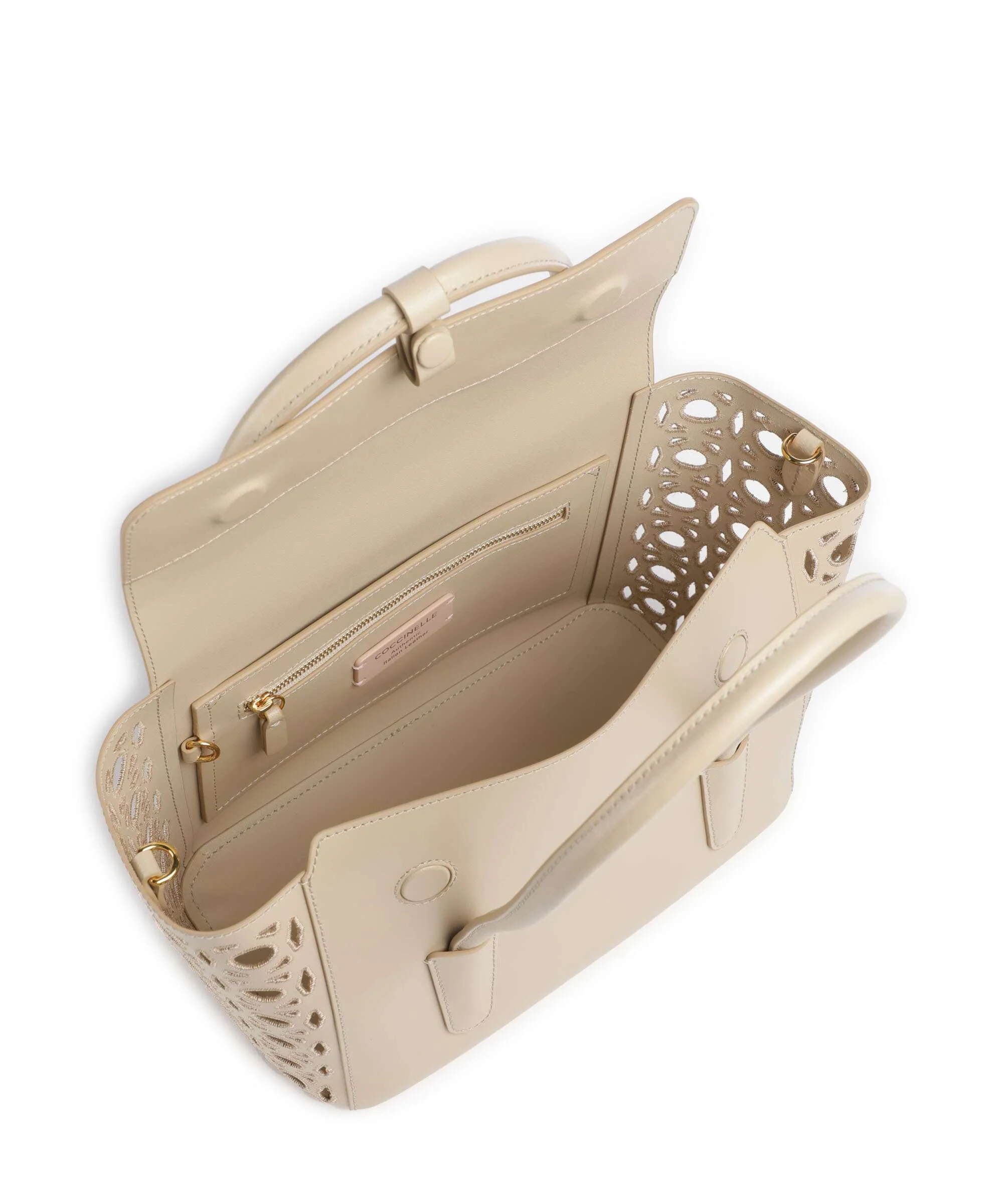Coccinelle Beat Double Monogram Sac à main sandshell - Image 8