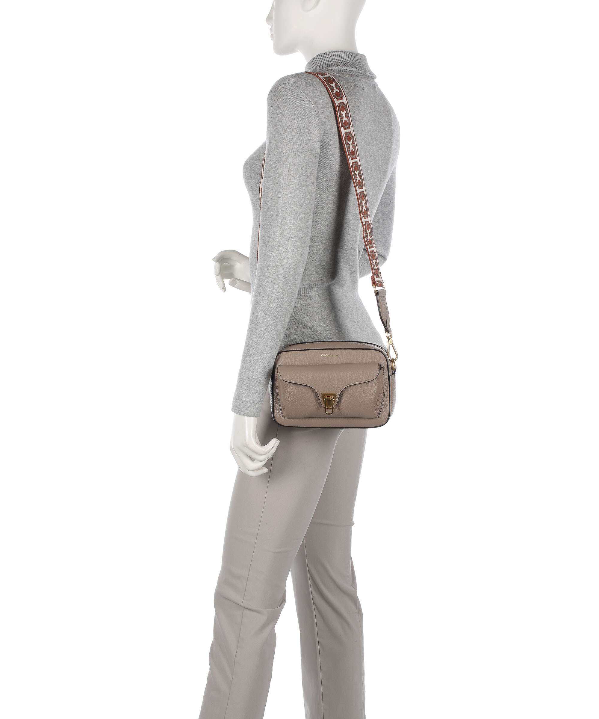 Coccinelle Beat Soft Ribbon Sac bandoulière warm taupe - Image 3