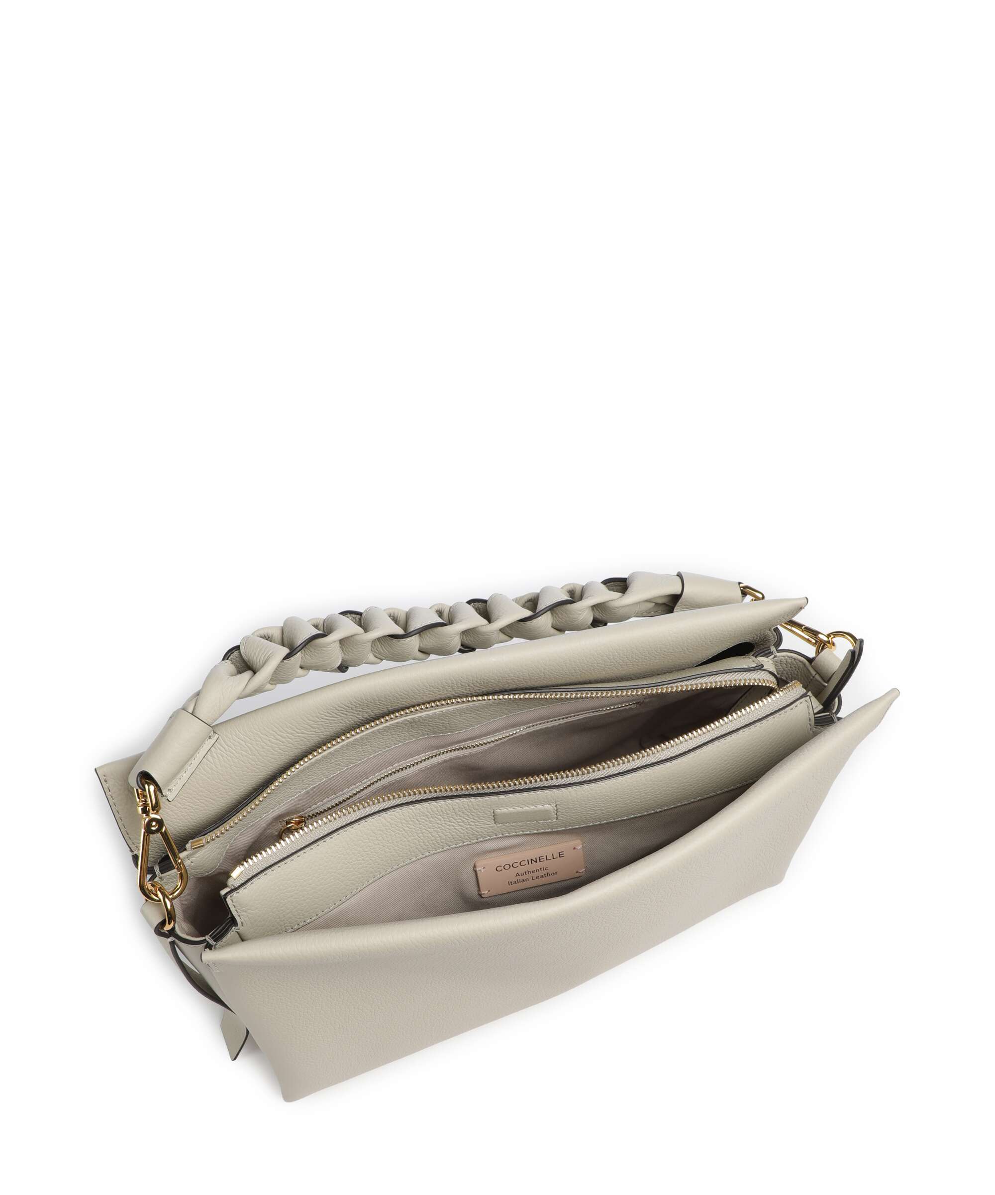 Coccinelle Boheme Grana Double Sac fourre-tout eucalipto/fango - Image 6