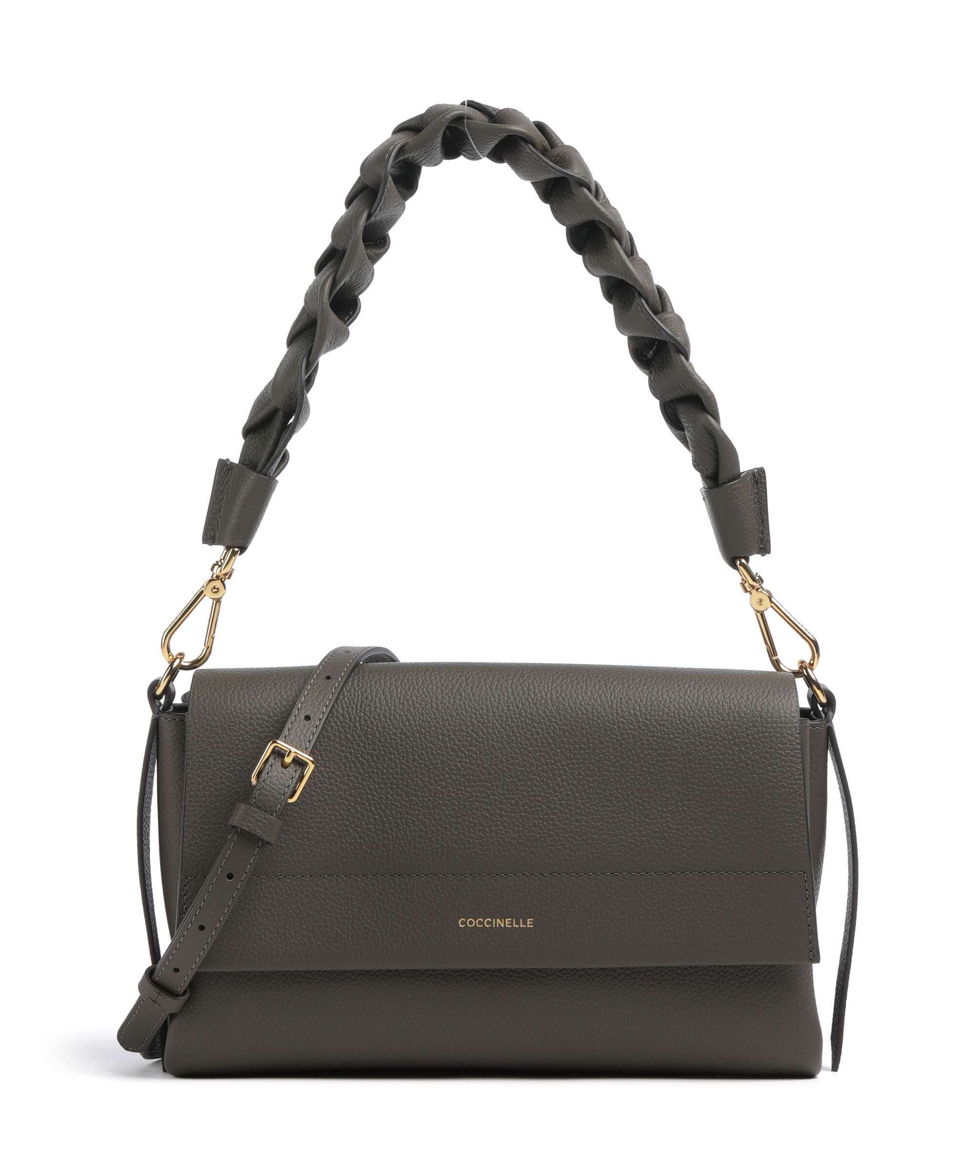 Coccinelle Boheme Grana Double Sac porté épaule fango/honey