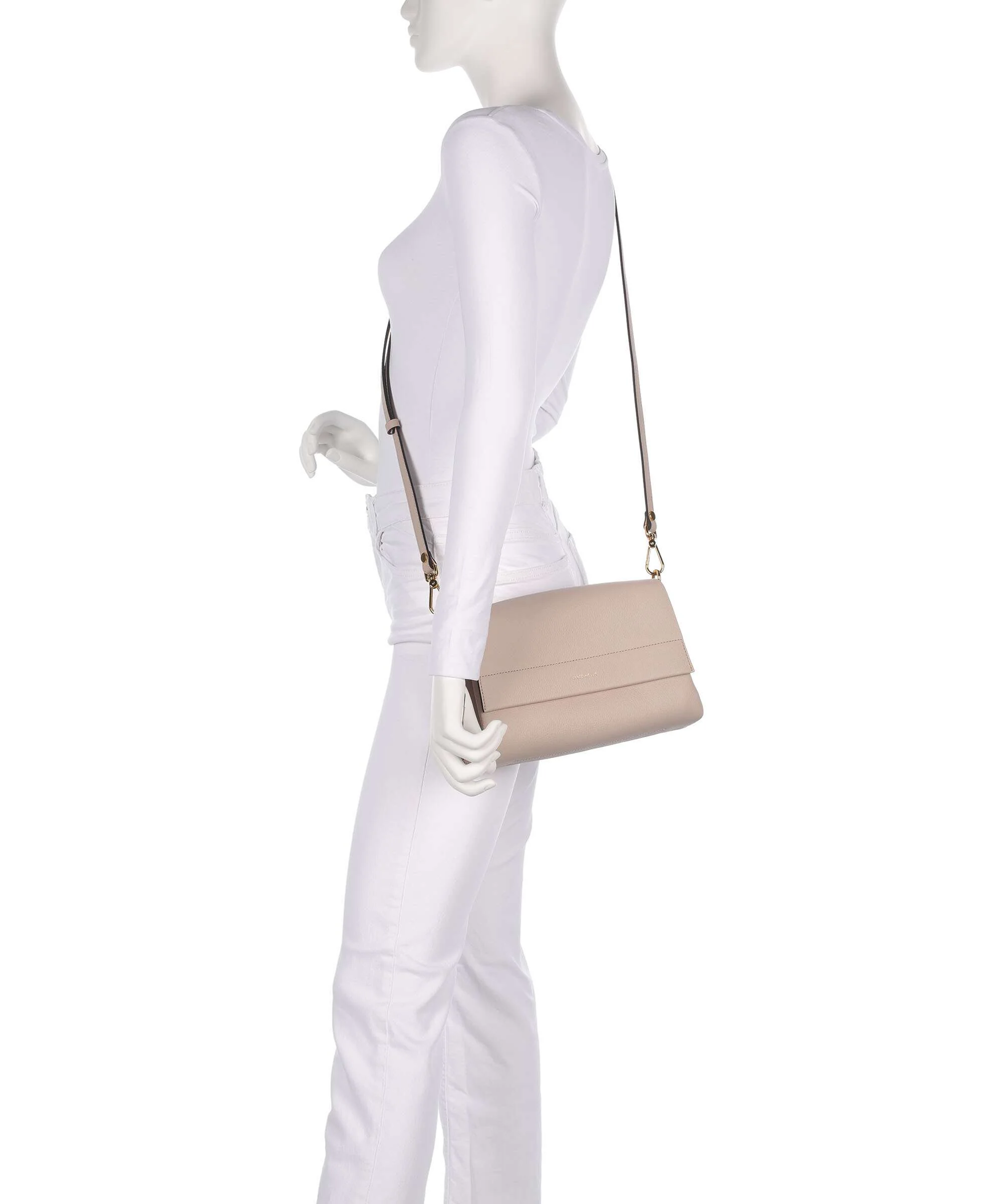 Coccinelle Boheme Grana Double Sac porté épaule rosette/warm taupe - Image 4