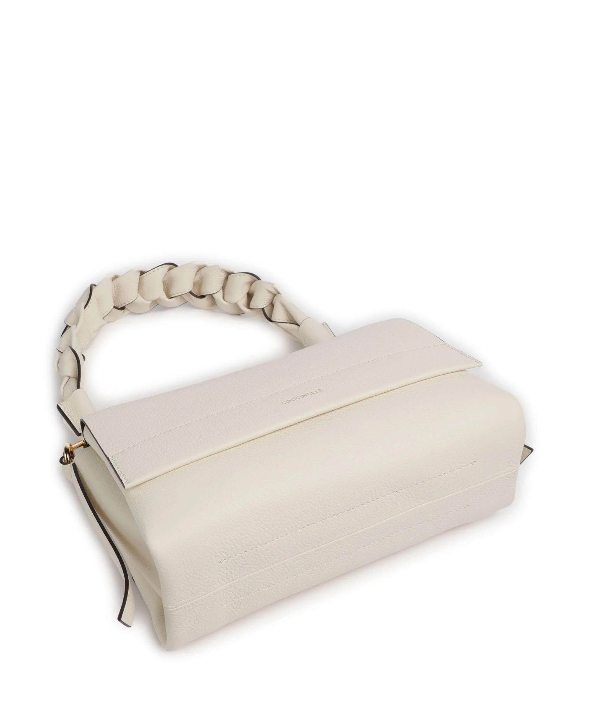 Coccinelle Boheme Grana Double Sac porté épaule pearl/cognac - Image 5