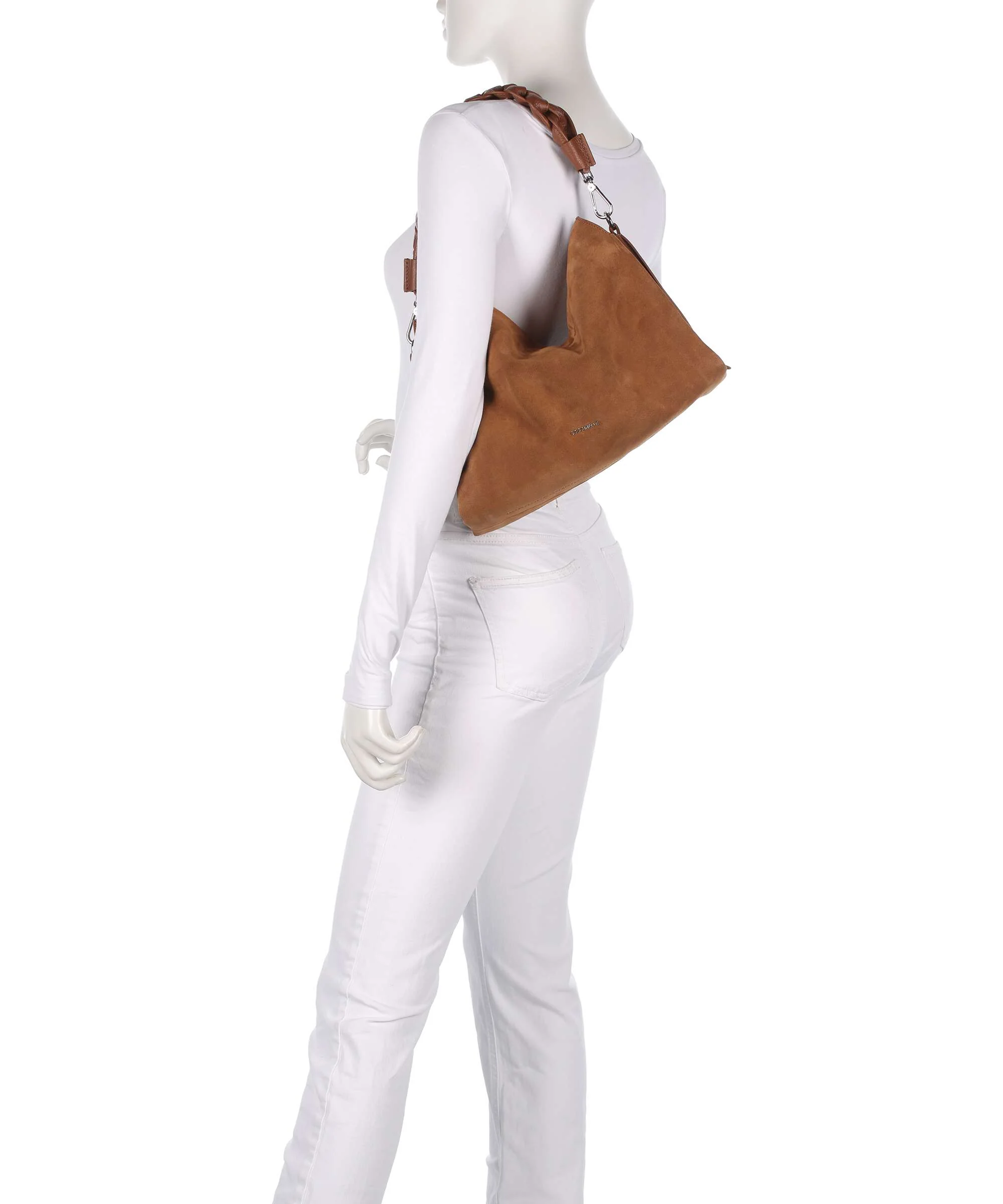 Coccinelle Boheme Suede Sac fourre-tout cognac - Image 3