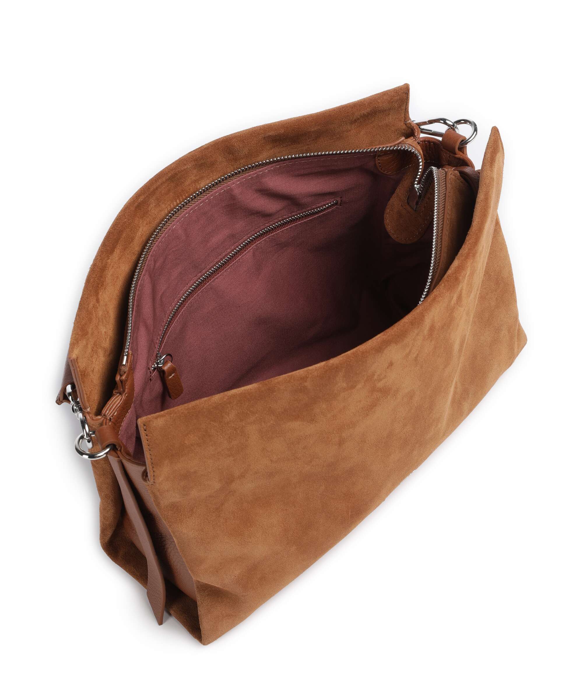 Coccinelle Boheme Suede Sac fourre-tout cognac - Image 6