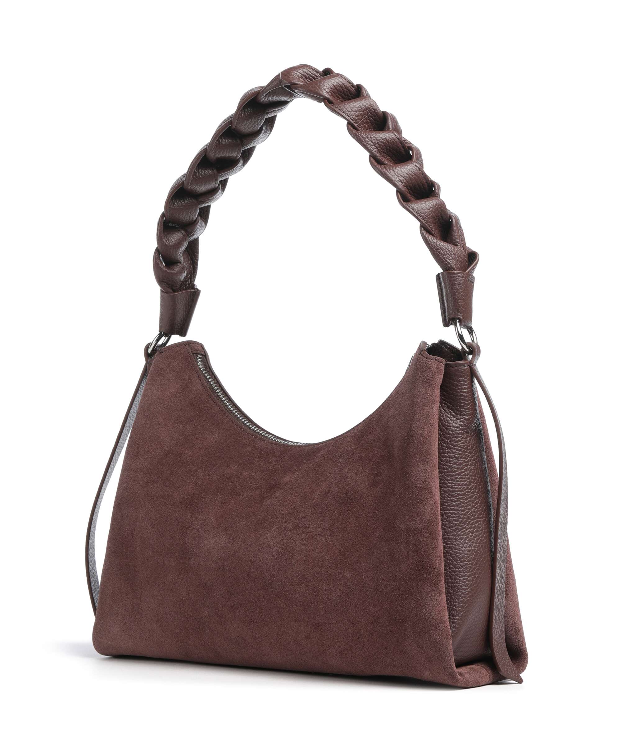 Coccinelle Boheme Suede Sac porté épaule berry - Image 2