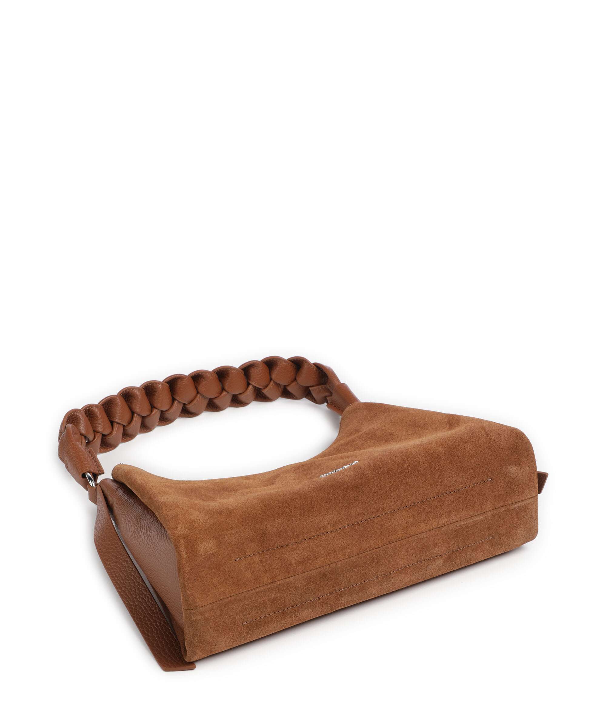 Coccinelle Boheme Suede Sac porté épaule cognac - Image 5
