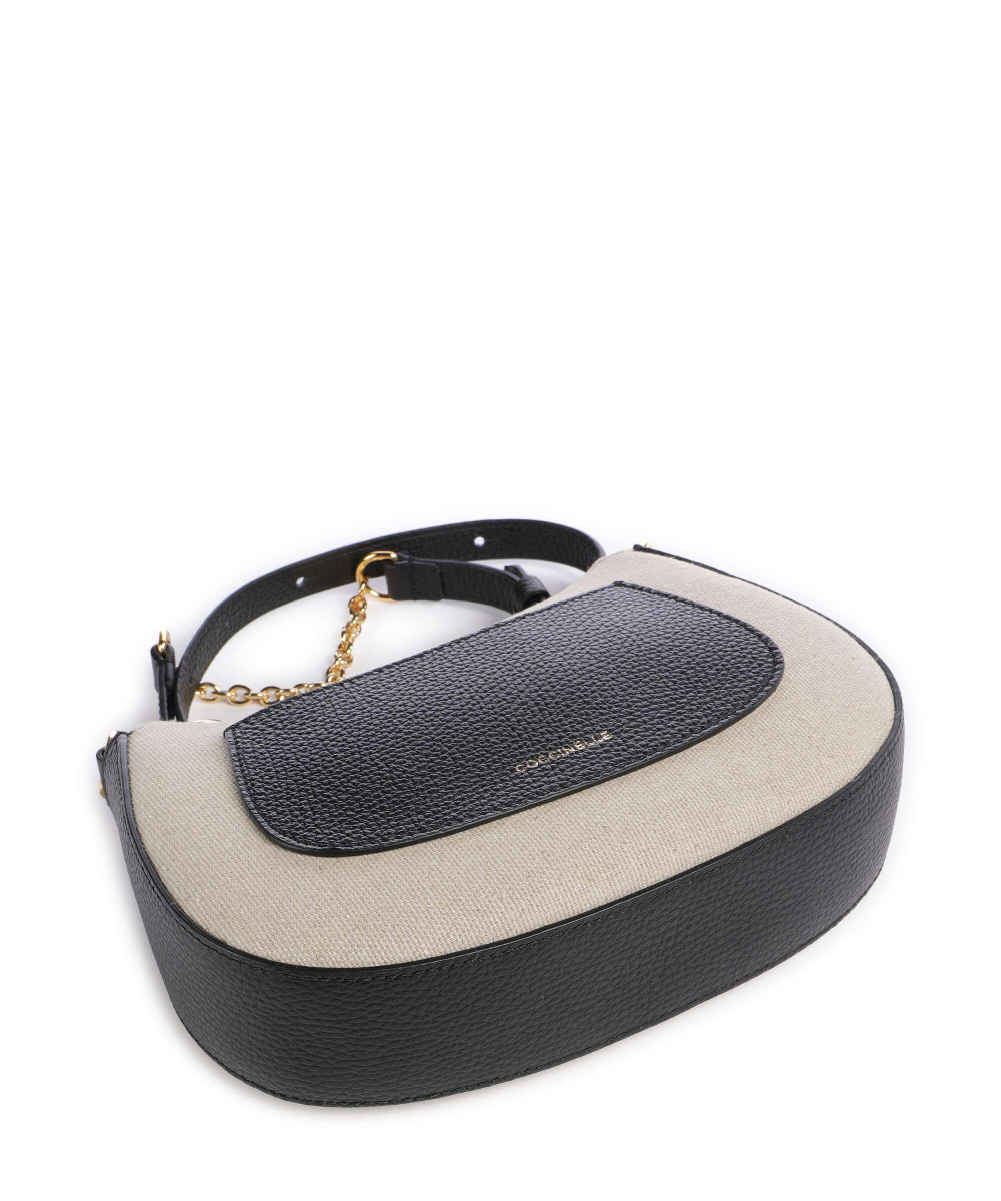 Coccinelle C-Easy Canvas Sac bandoulière natural/noir - Image 5