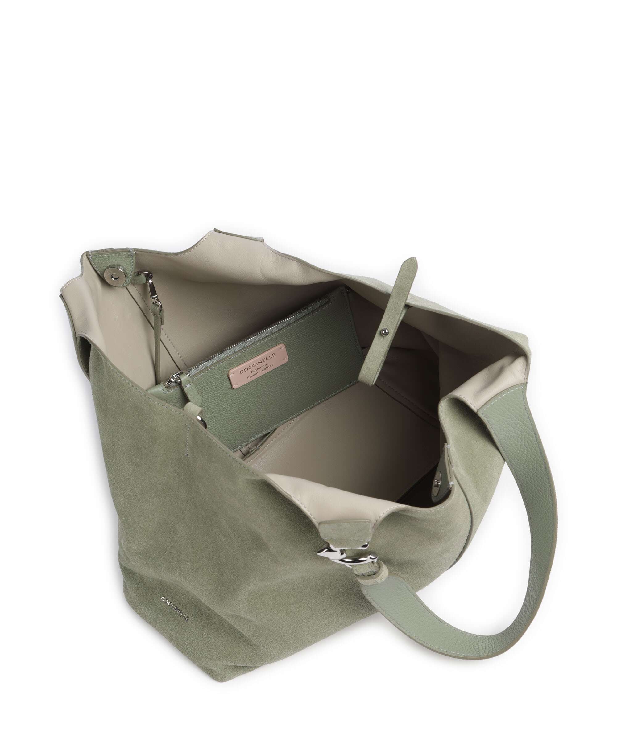 Coccinelle C-Easy Suede Sac fourre-tout greenery - Image 6