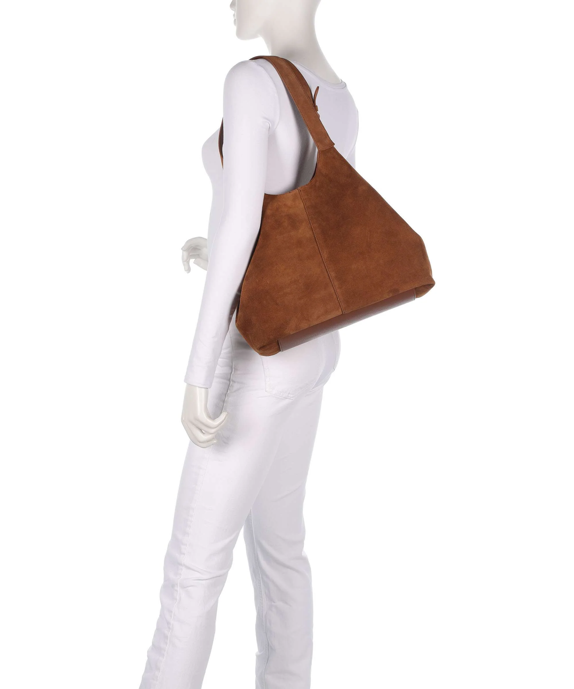 Coccinelle C-Easy Suede Sac fourre-tout cognac - Image 3
