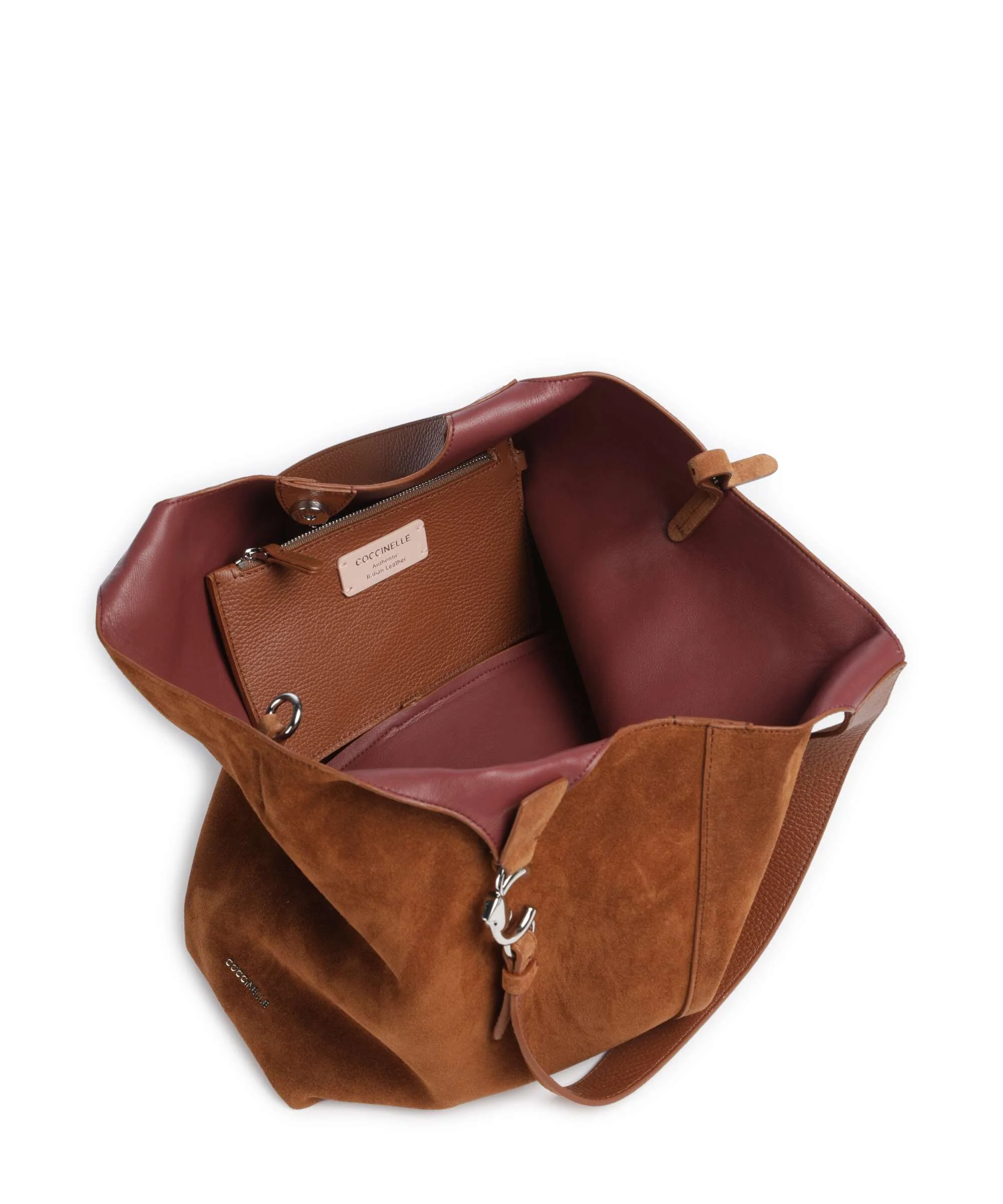 Coccinelle C-Easy Suede Sac fourre-tout cognac - Image 7