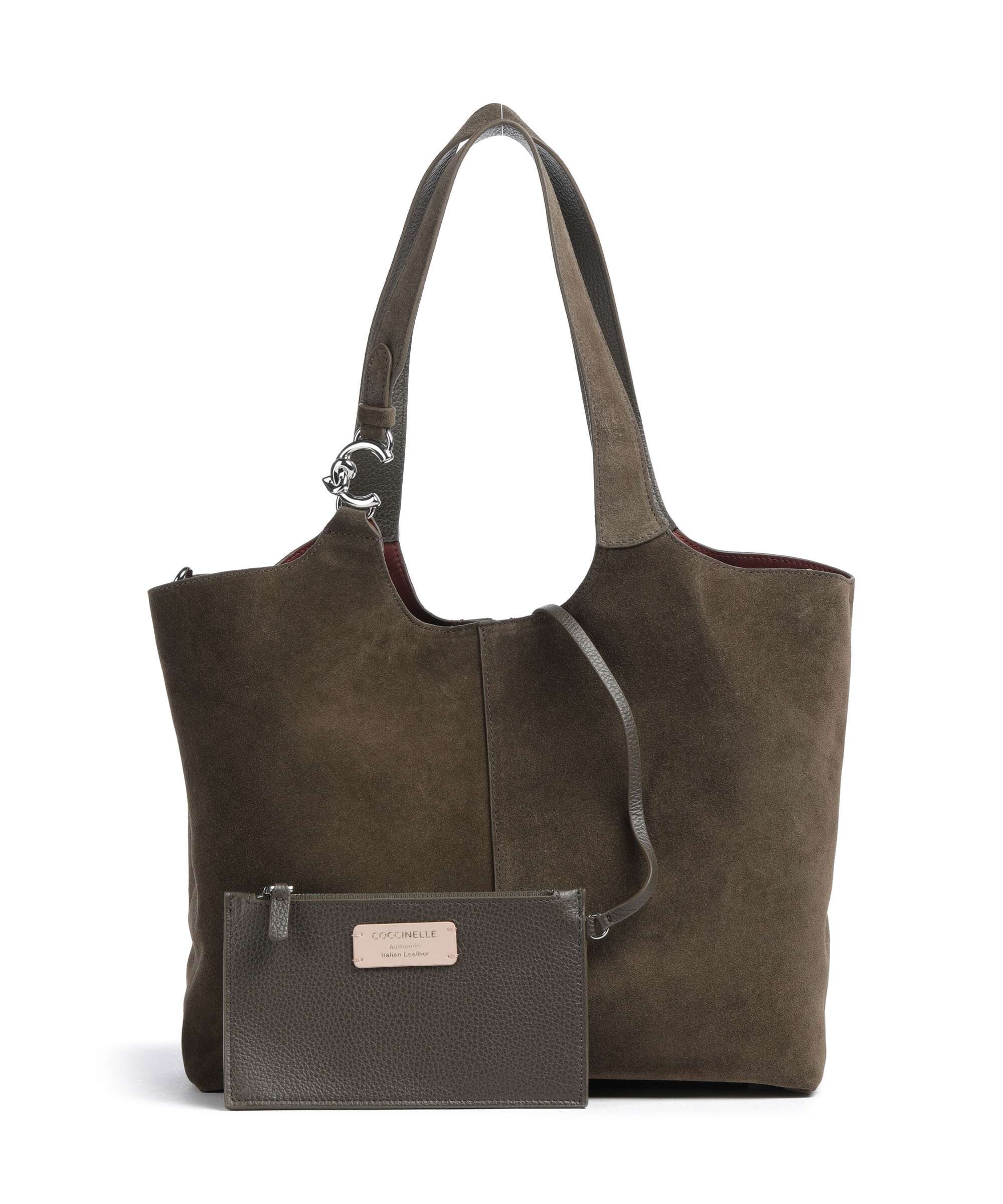 Coccinelle C-Easy Suede Sac fourre-tout fango - Image 2