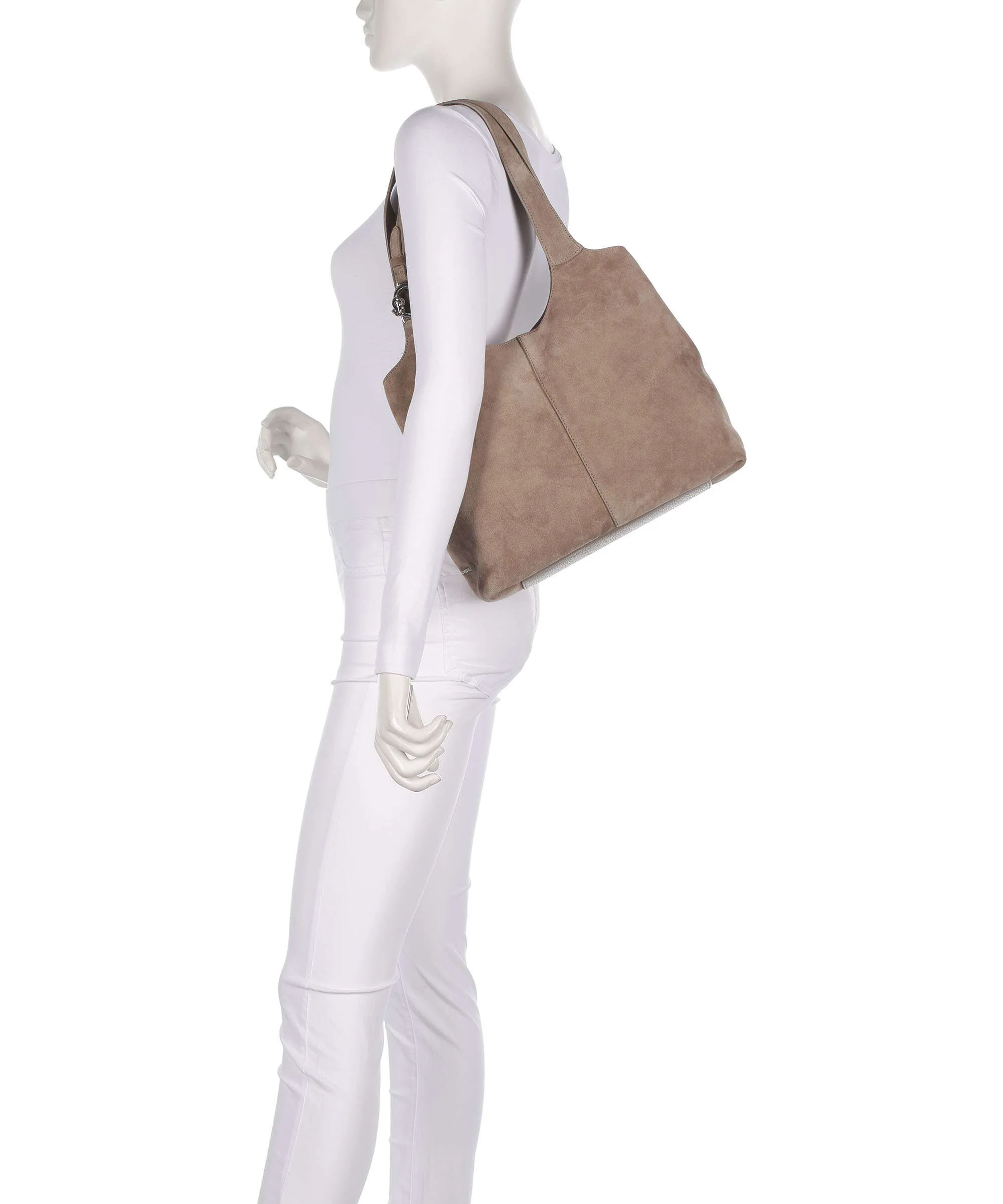 Coccinelle C-Easy Suede Sac fourre-tout warm taupe - Image 3