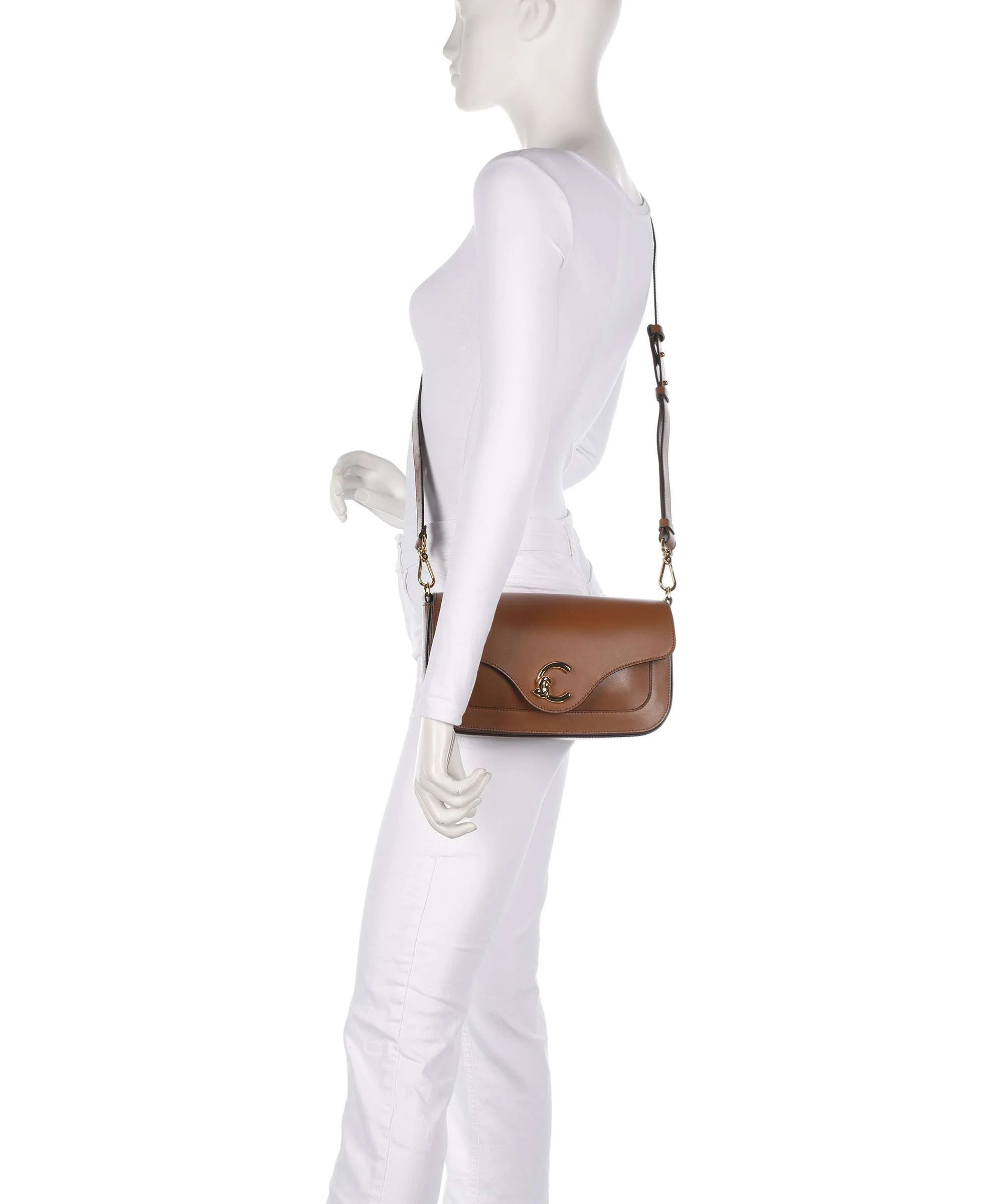 Coccinelle C-Me Sac bandoulière cognac - Image 3