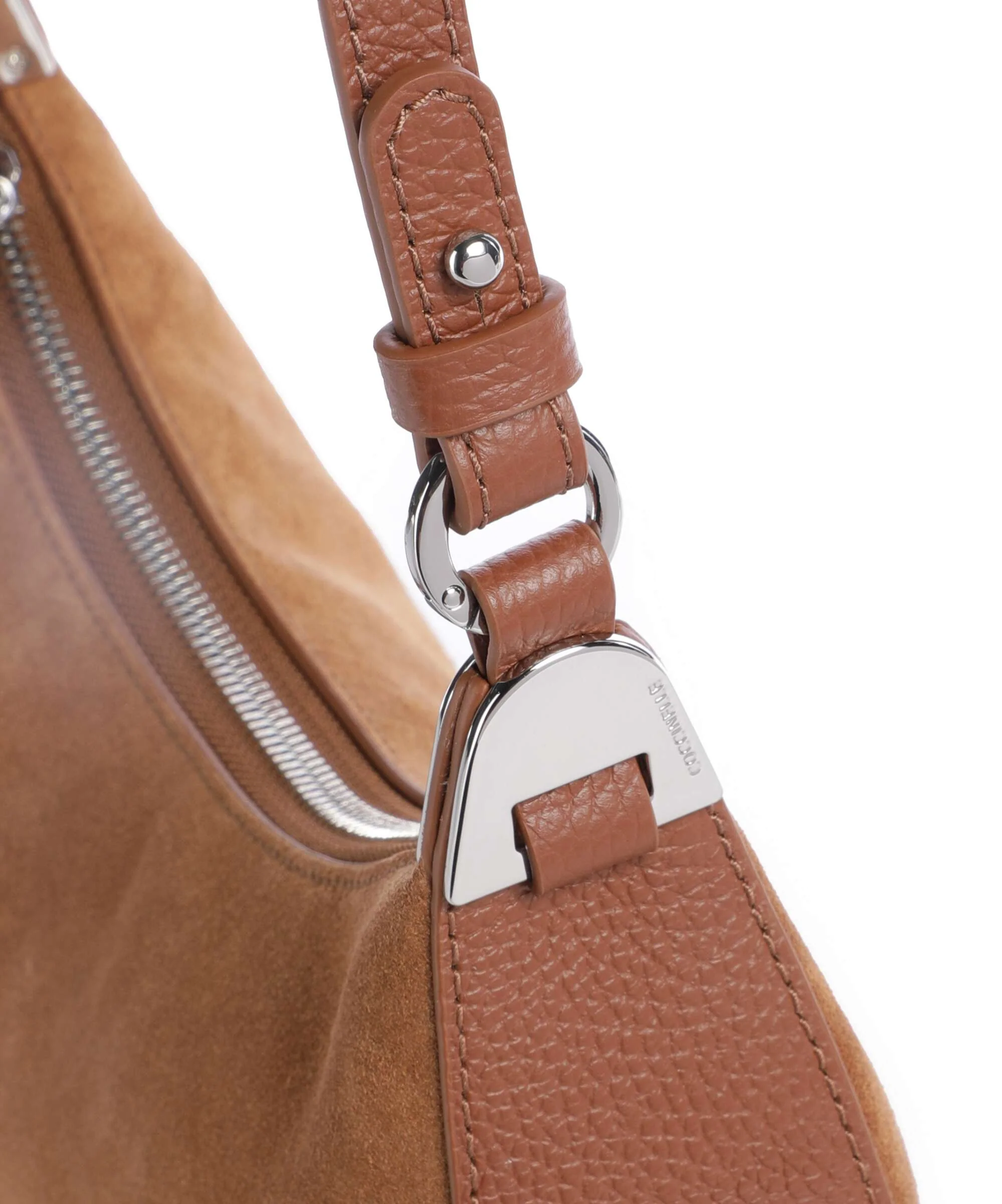 Coccinelle Fujiko Suede Sac bandoulière cognac - Image 4